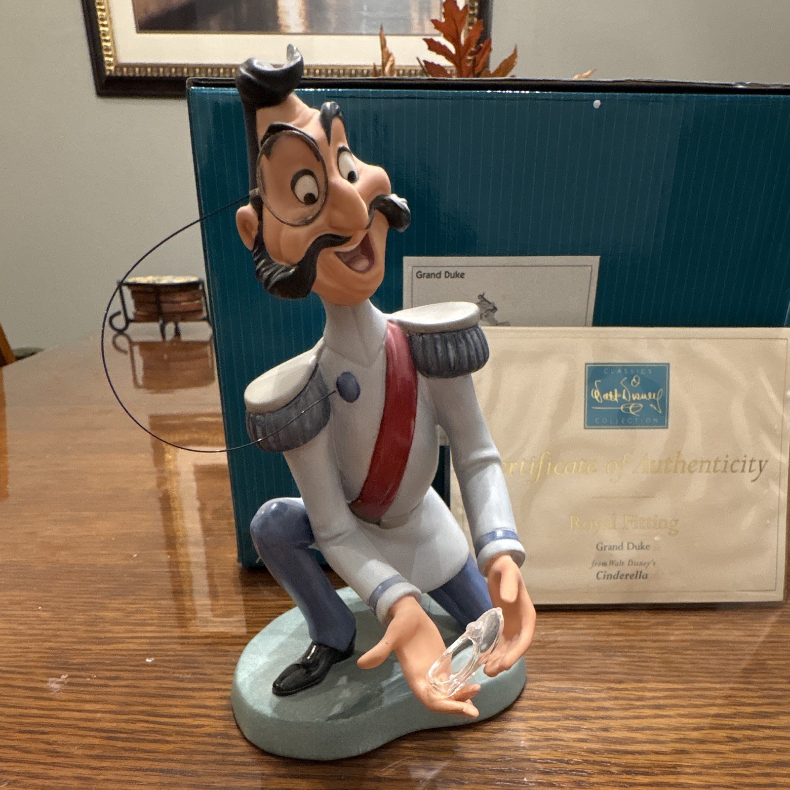 Disney WDCC Cinderella Grand Duke Figurine w/ COA Certificate & Box