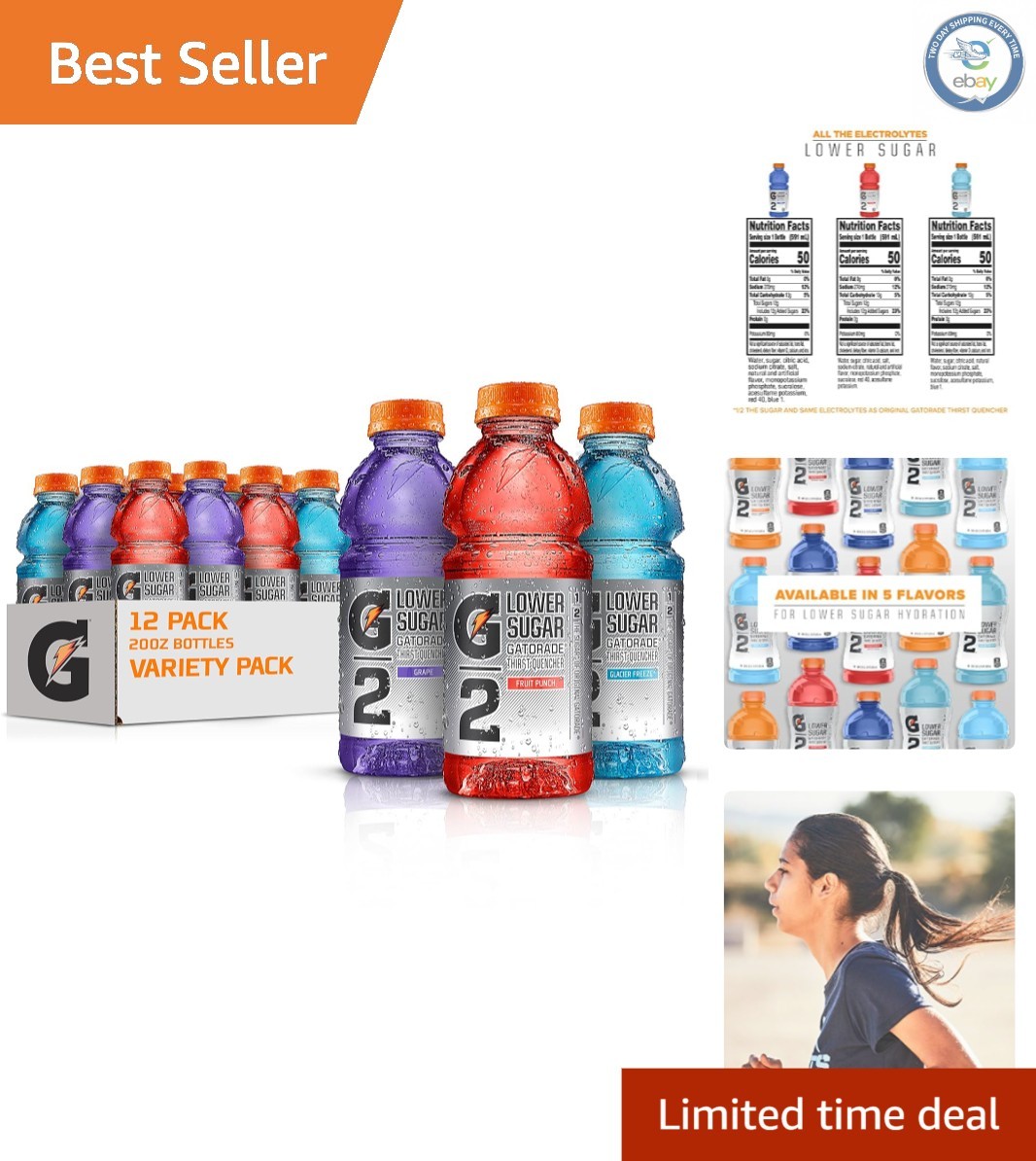 Electrolyte-Rich G2 Thirst Quencher, 20oz Bottles - 12 Pack Hydration Solution