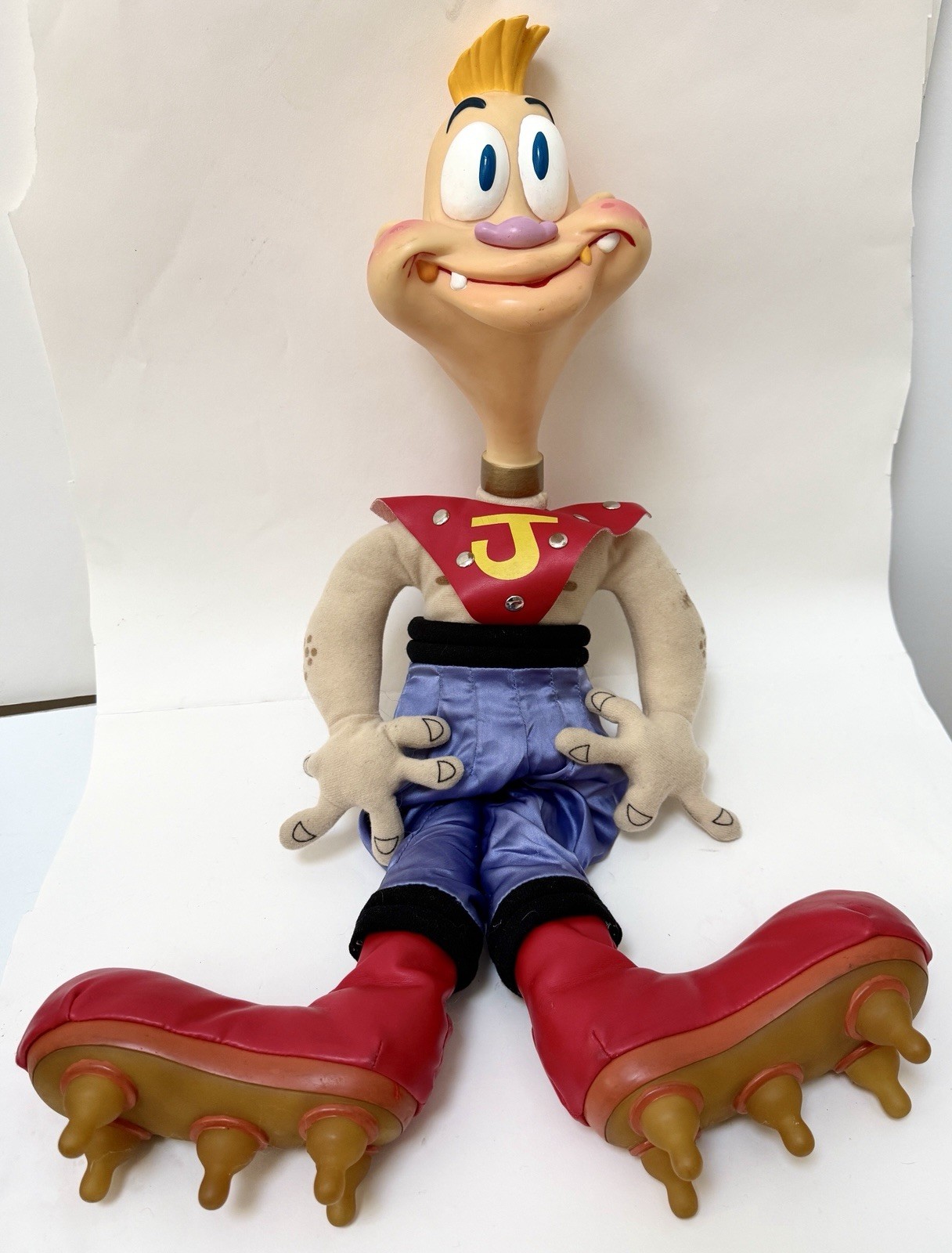 Jimmy of the Future Space Idiot Figure Plush Doll 1995 Spumco 25 Inches Tall