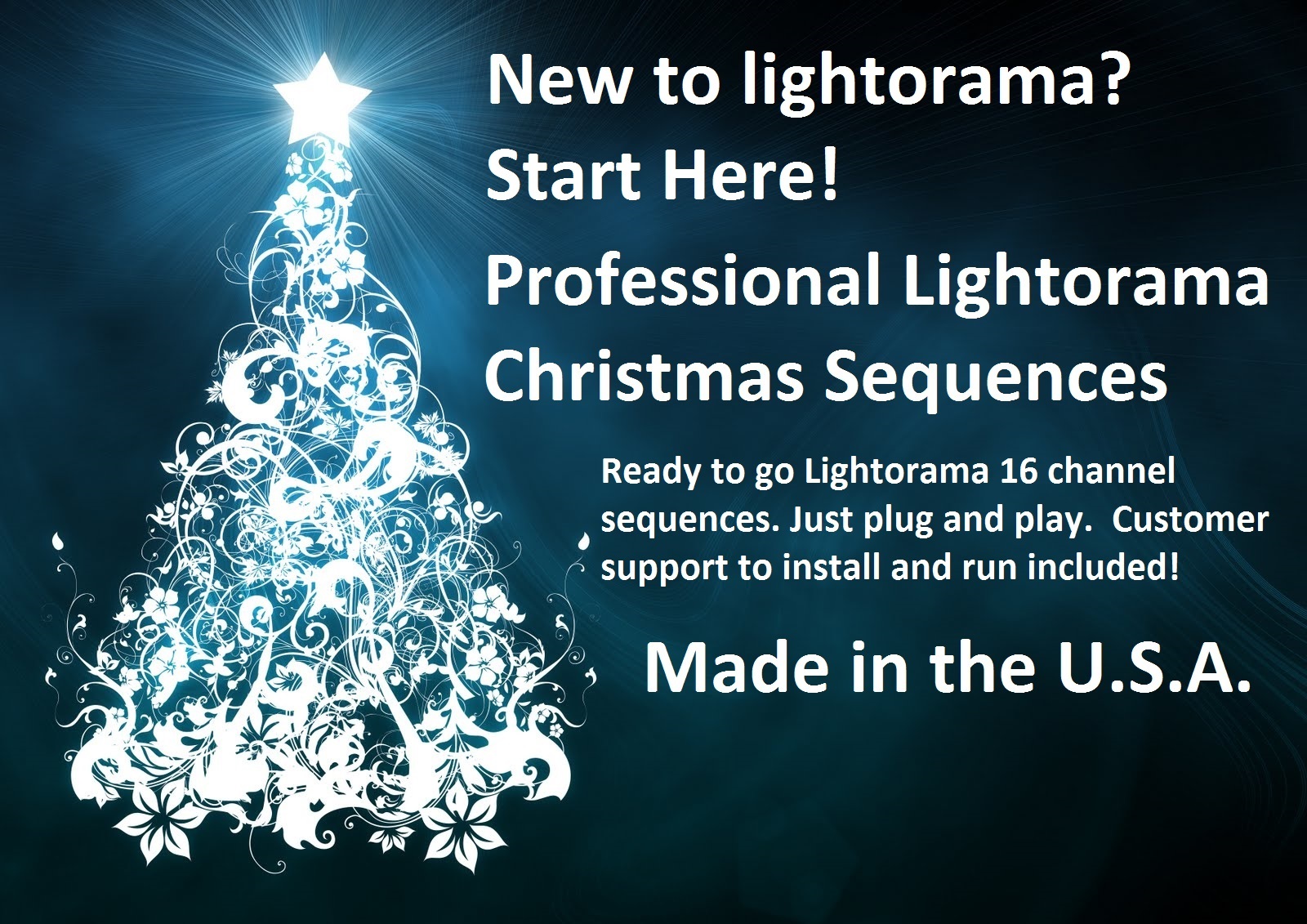 ~New~ Professional Light-O-Rama 16 channel sequences. $9.99 each. Best on Ebay