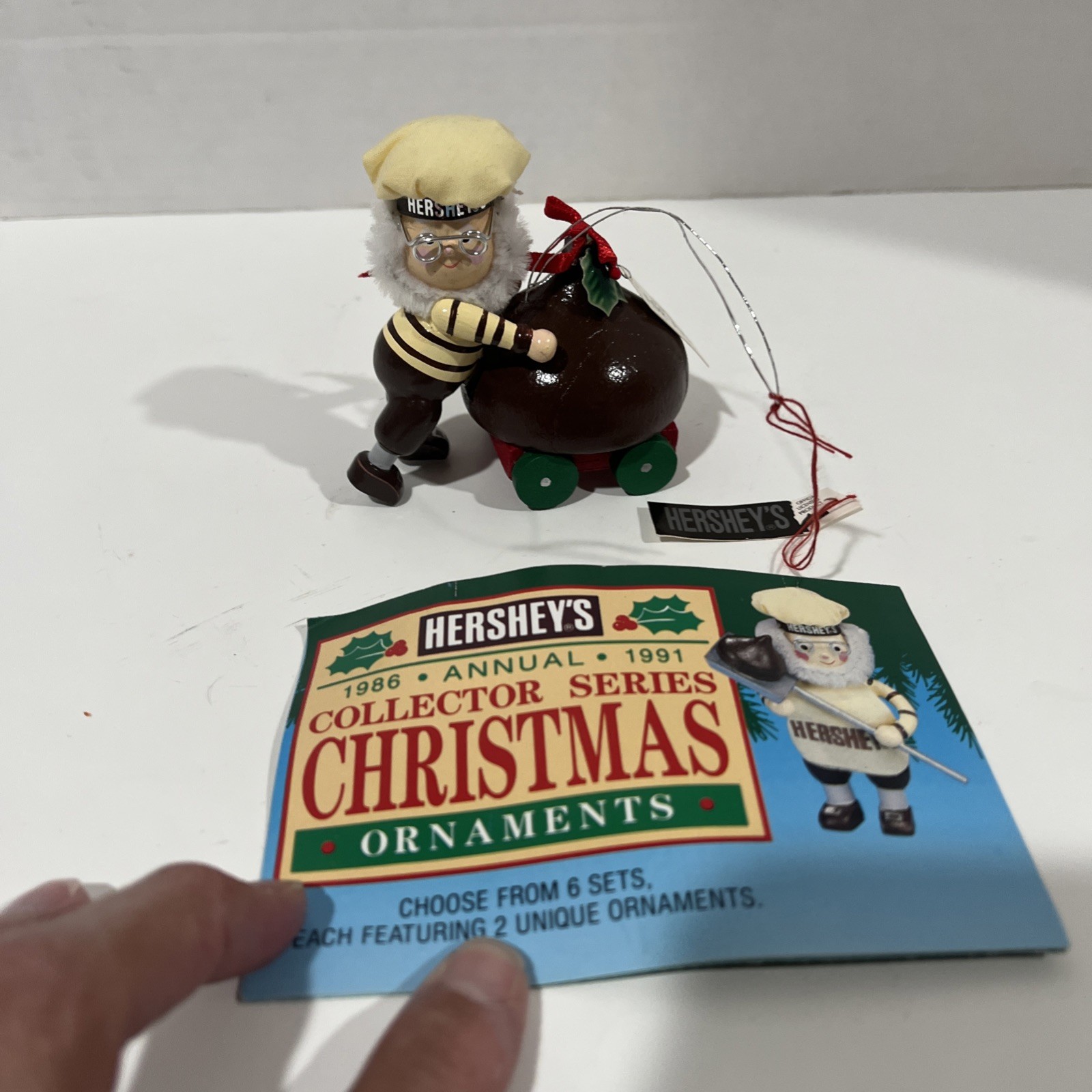 1992 Vintage Hershey\'s Kiss Ornament: A Hershey\'s Collectible.
