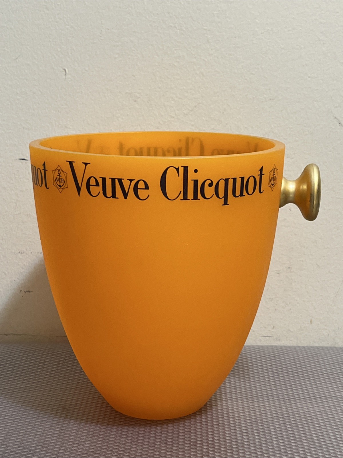 Veuve Clicquot French Champagne Ice Bucket - Orange
