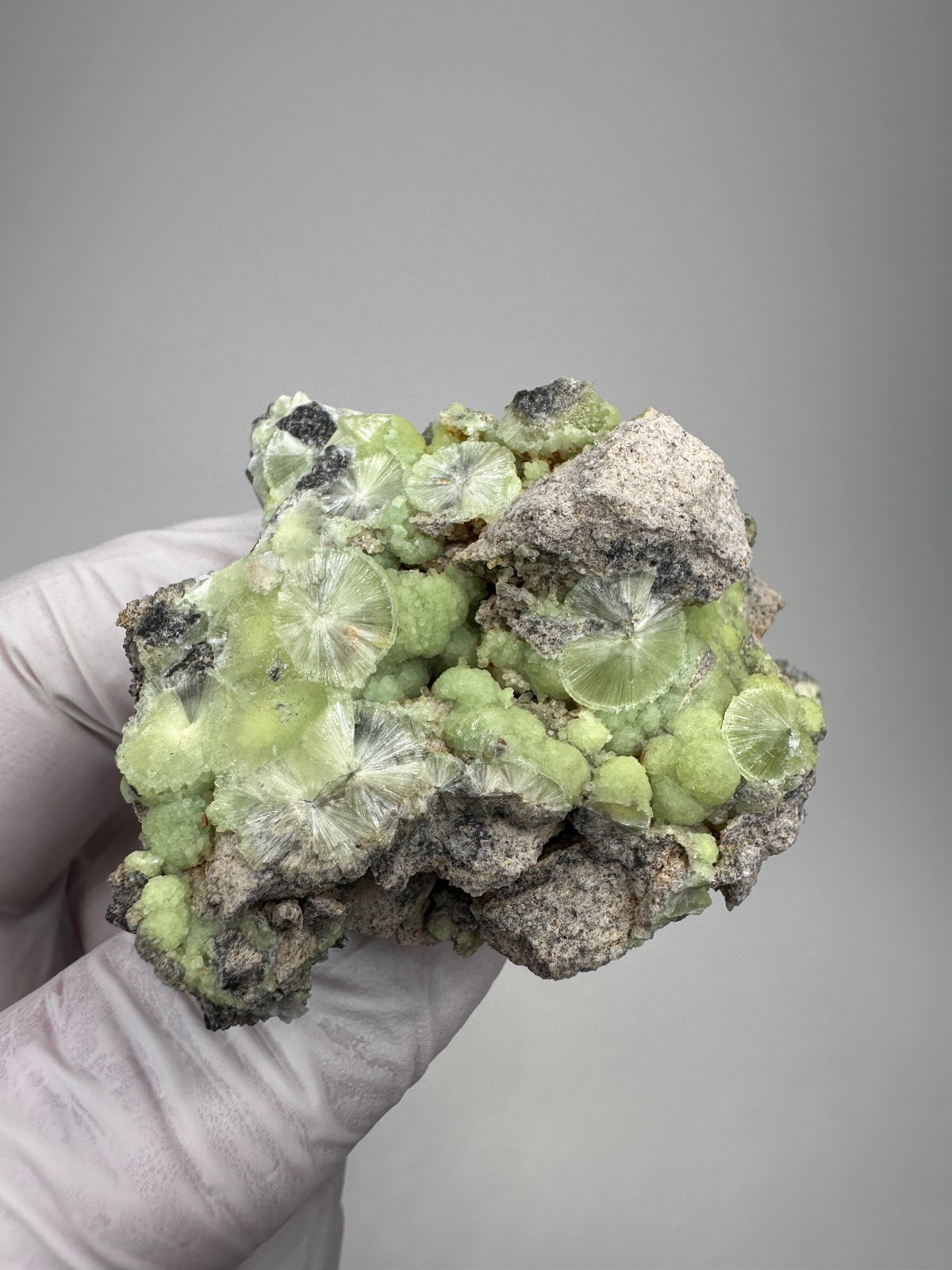 Beautiful Large RARE GREEN Wavellite Specimen from Arkansas