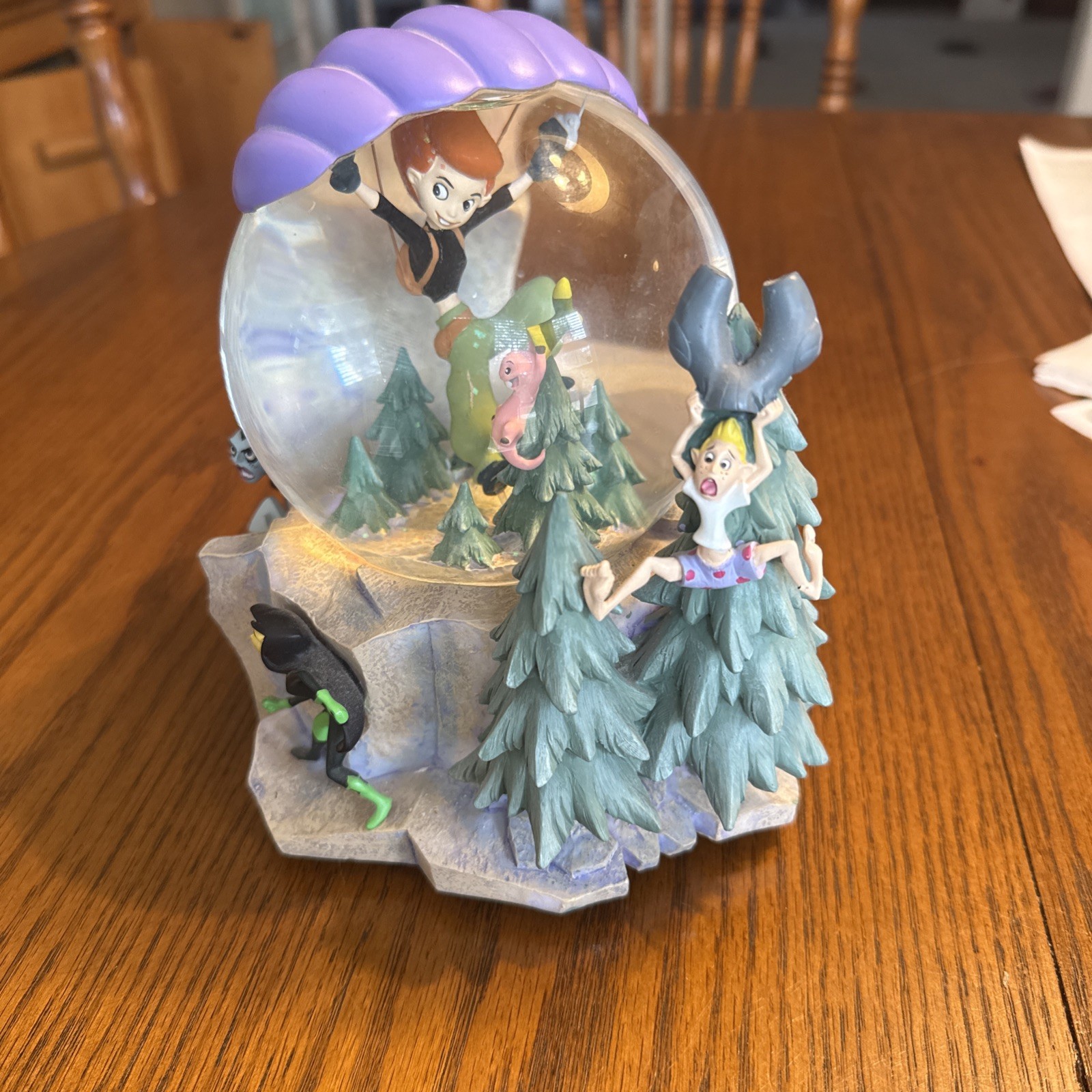 Disney Kim Possible Snow Globe Ron Stoppable Rufus Shego 2000s Disney snowglobe Disney Kim Possible Snow Globe Ron Stoppable Rufus Shego 2000s Disney snowglobe