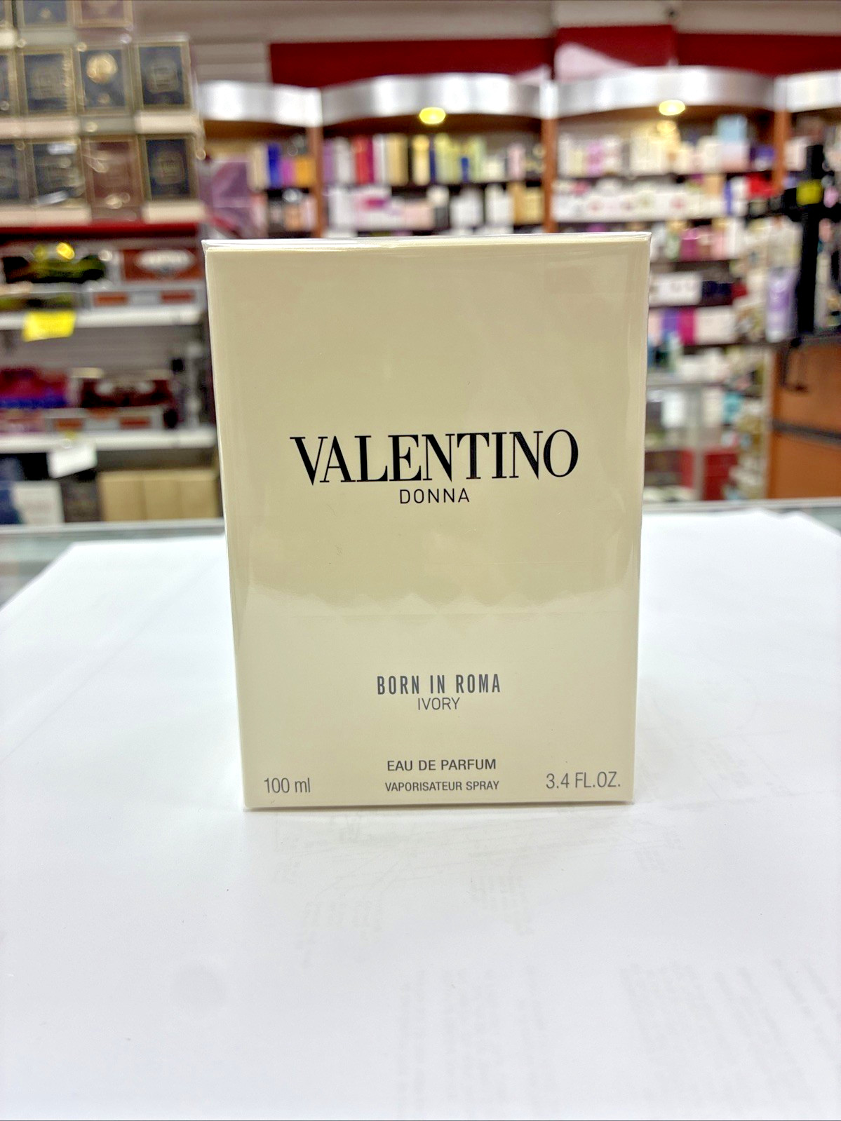 VALENTINO DONNA BORN IN ROMA IVORY EAU DE PARFUM SPRAY 3.4 Oz / 100 ml NEW WOMEN