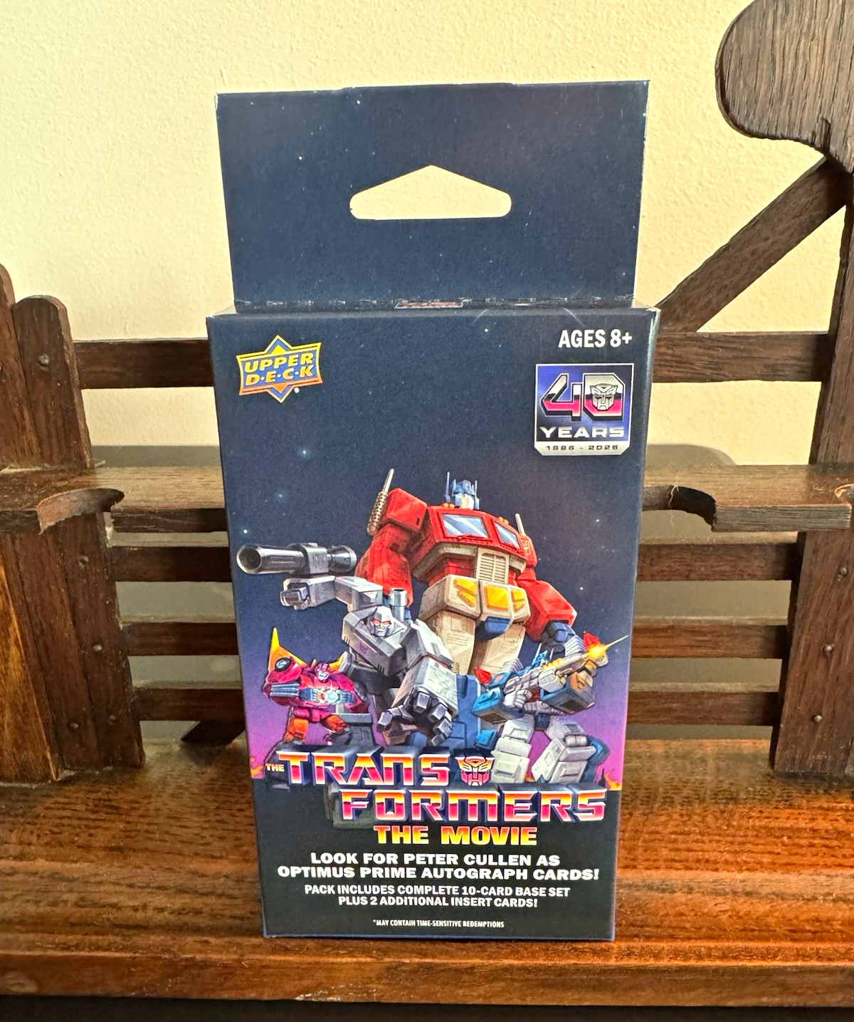 Upper Deck Transformers The Movie 40th Anniv Special Ed 12-Card Pack