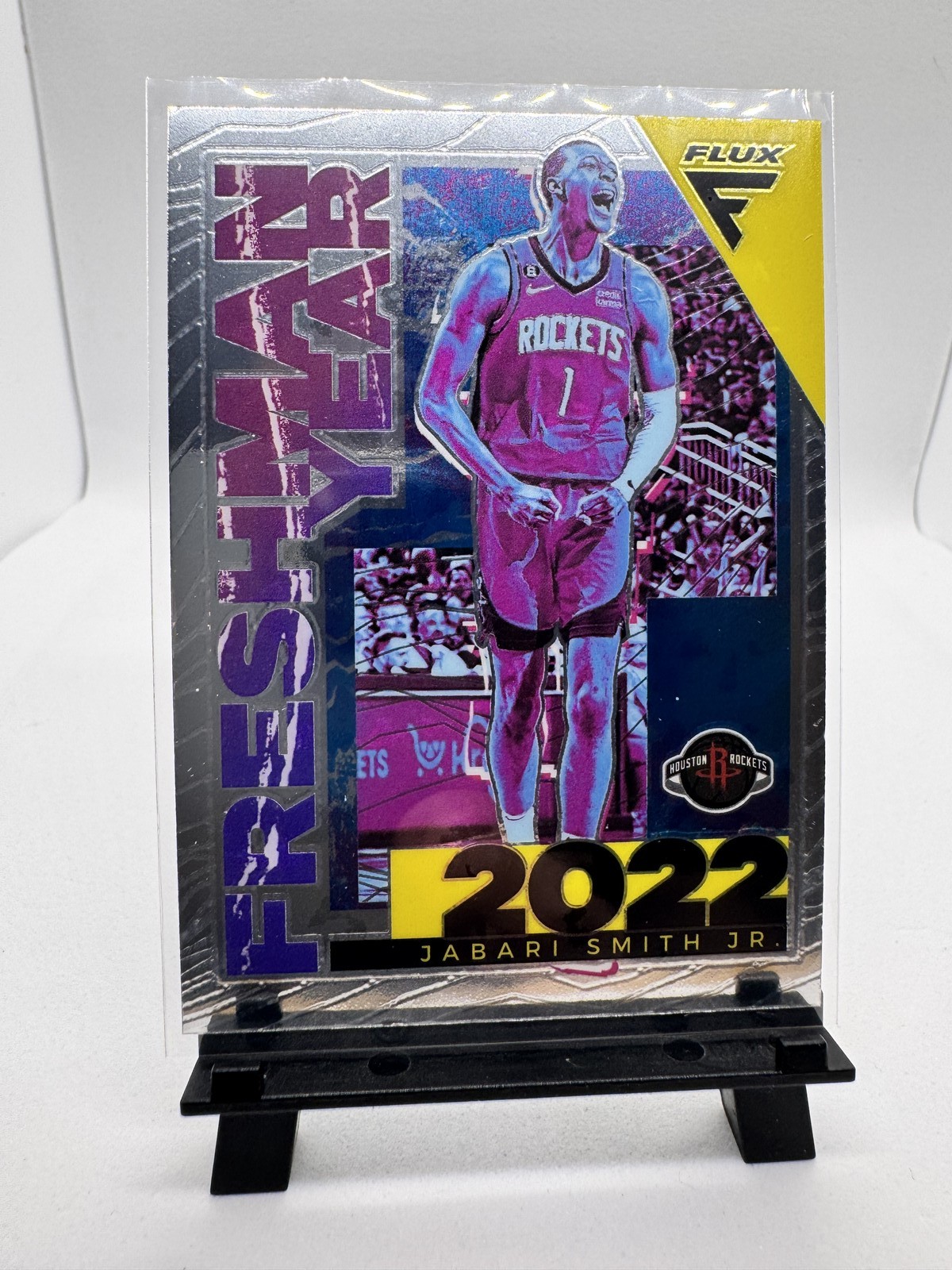 Jabari Smith Jr. RC 2022-23 Panini Flux Freshman Year #1 Rockets Card