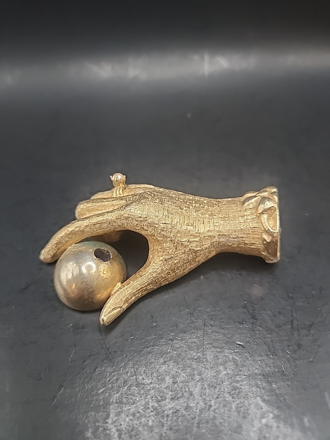 Very Rare Lilly Dache VTG Figural Hand Shaped Pen Holder Paperweight 3.5 Very Rare Lilly Dache VTG Figural Hand Shaped Pen Holder Paperweight 3.5
