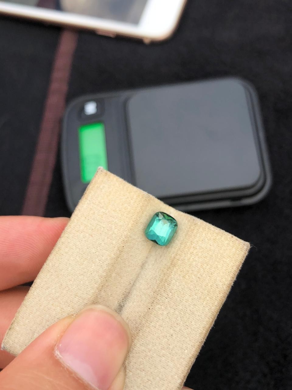 1.90 carat Afghan Greenish Blue Tourmaline . 1.90 carat Afghan Greenish Blue Tourmaline .