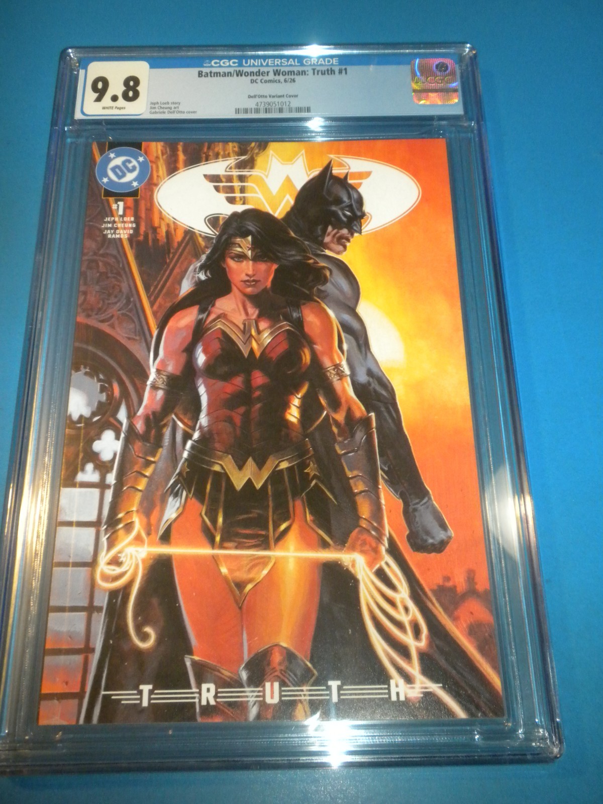Batman Wonder Woman Truth #1 Great Dell Otto variant CGC 9.8 NM/M Gorgeous Gem