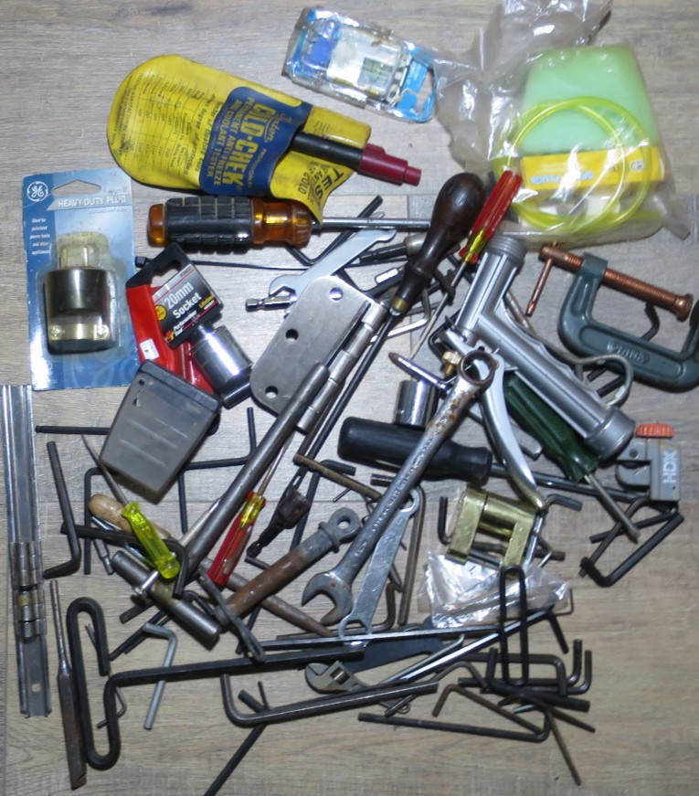 Lot of Junk Drawer Tools, Hardware and Much more #104 Lot of Junk Drawer Tools, Hardware and Much more #104