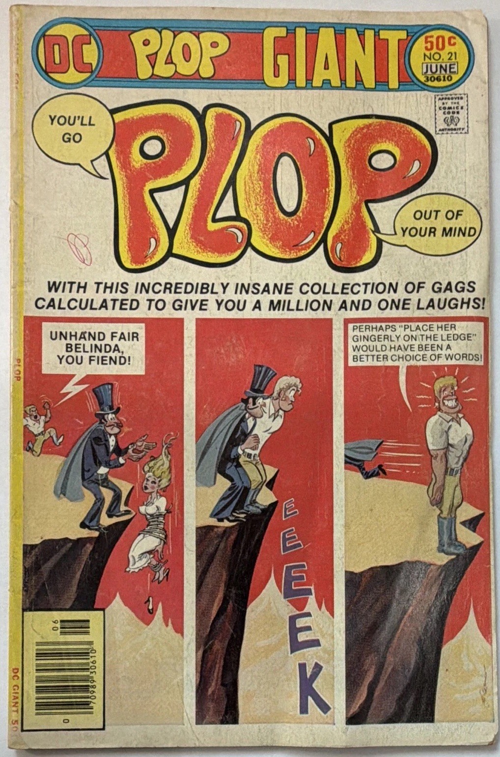 DC Comics Plop Giant #21 June – Sergio Aragonés Humor/Satire Bronze [5.0]