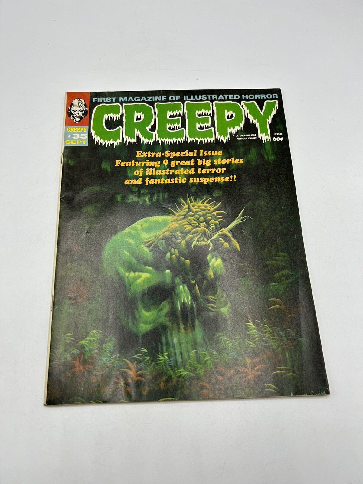 CREEPY # 35 September WARREN MAGAZINE Illustrated Horror