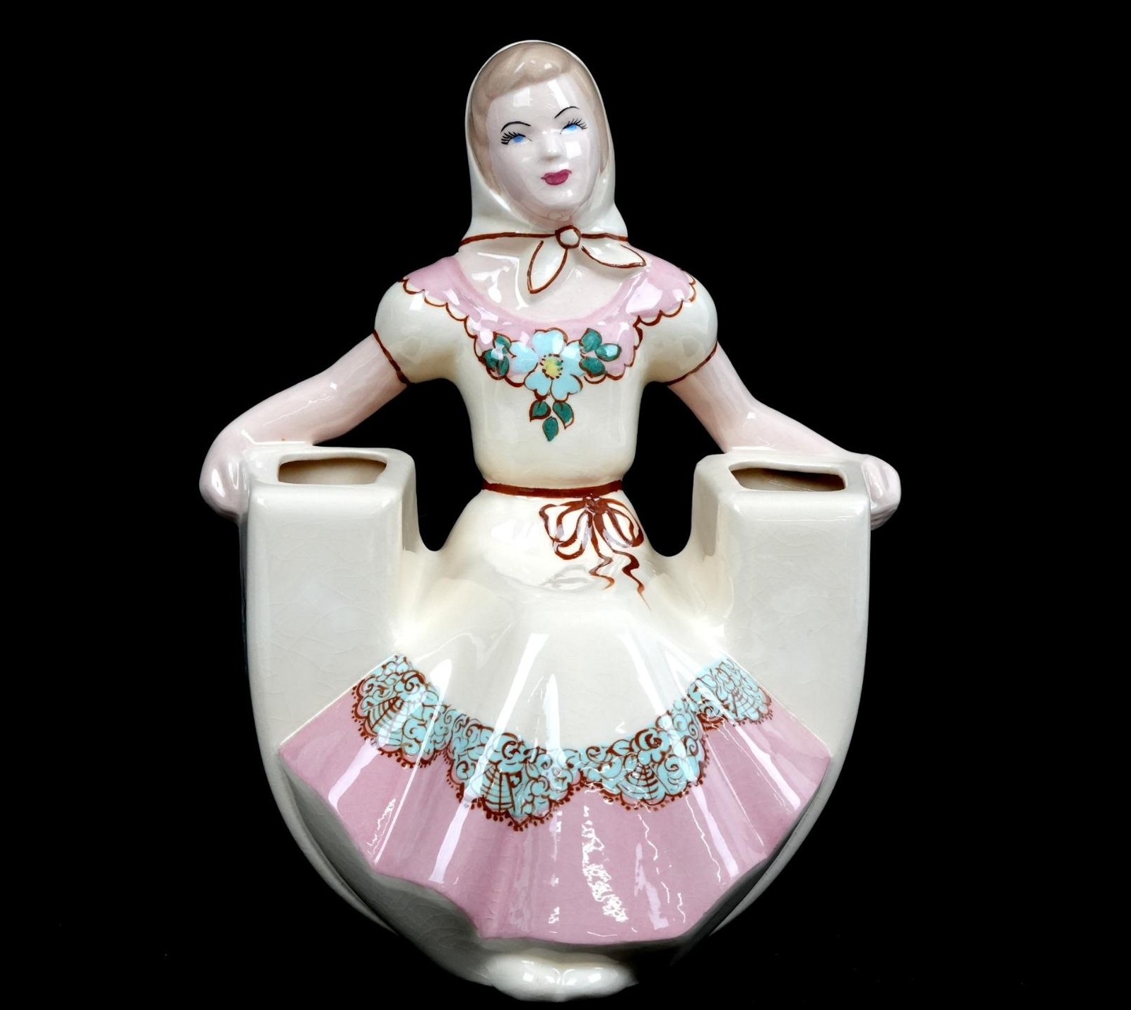 Weil Ware California Pottery Country Girl 8 1/2