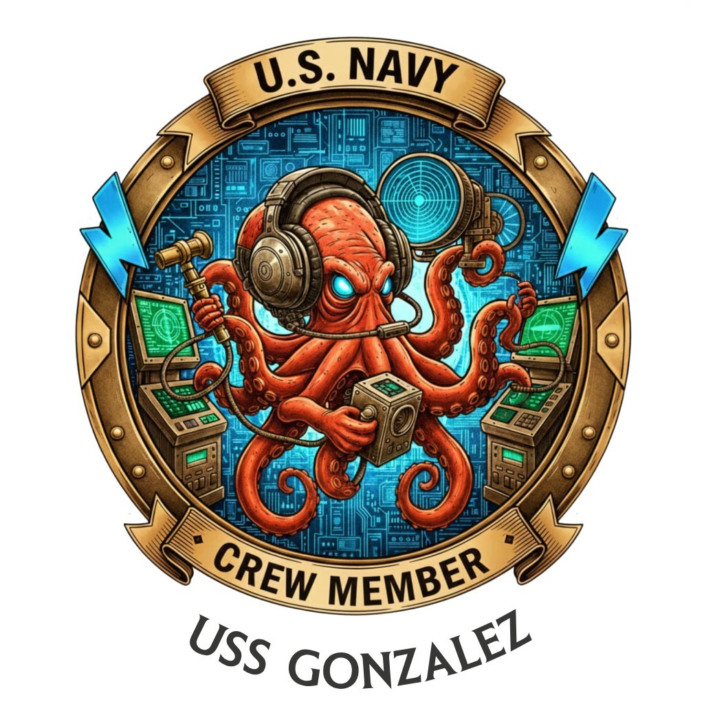 USS Gonzalez Crew Member DDG Destroyer Navy Veteran Gift 4\