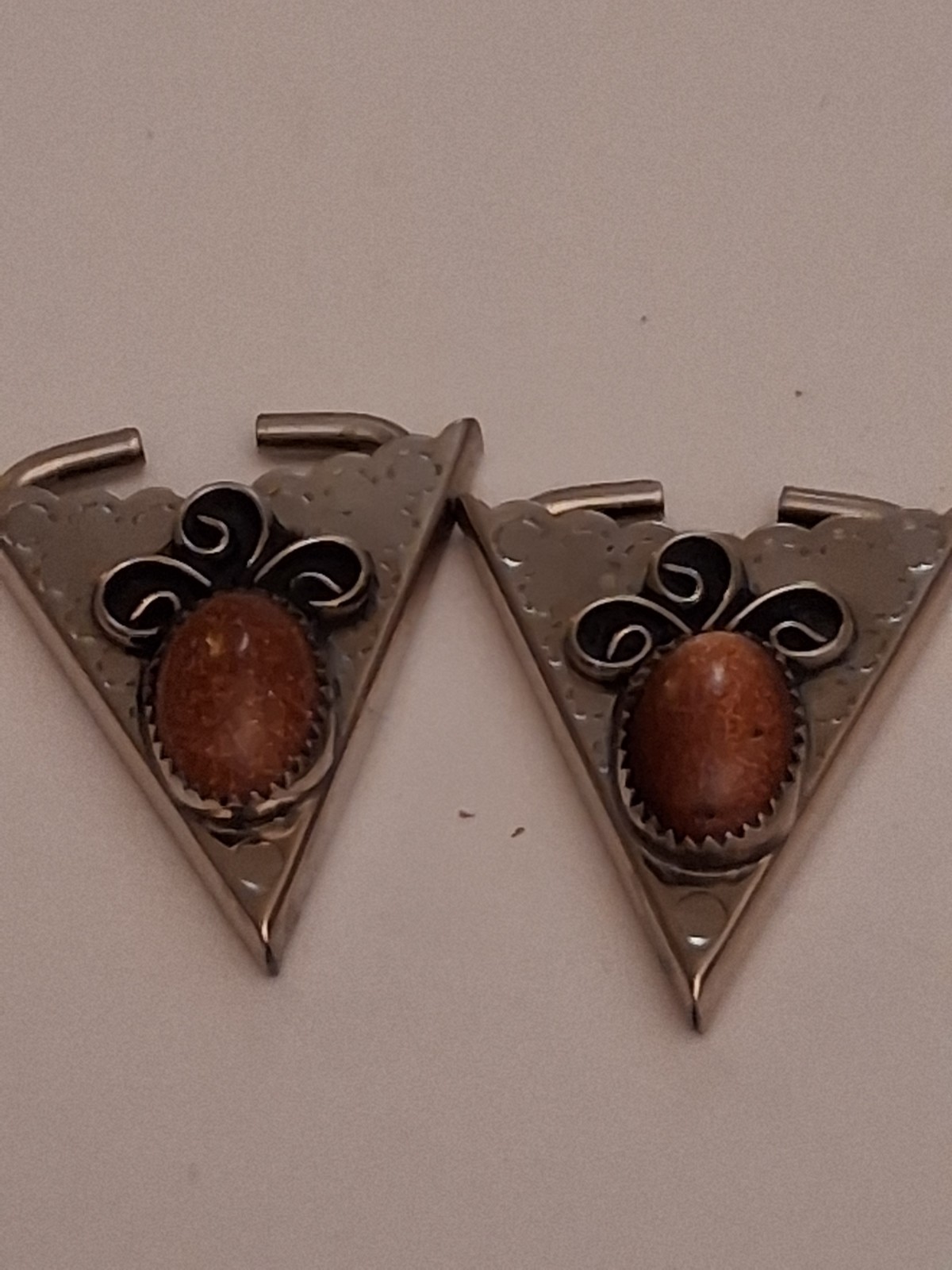 Collar Tips Cinnabar Vintage Southwest Style Never Used