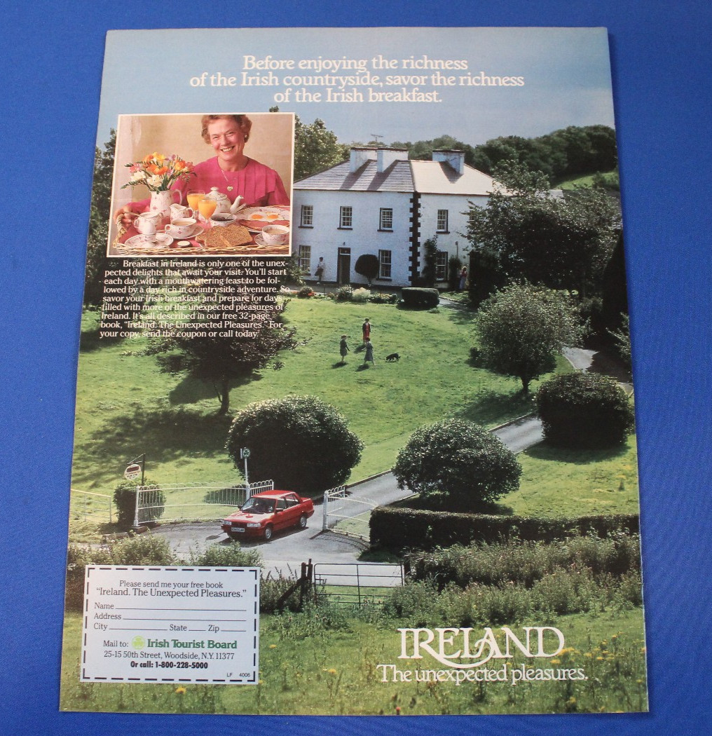 1986 Print Sales AD Advertisement Art \