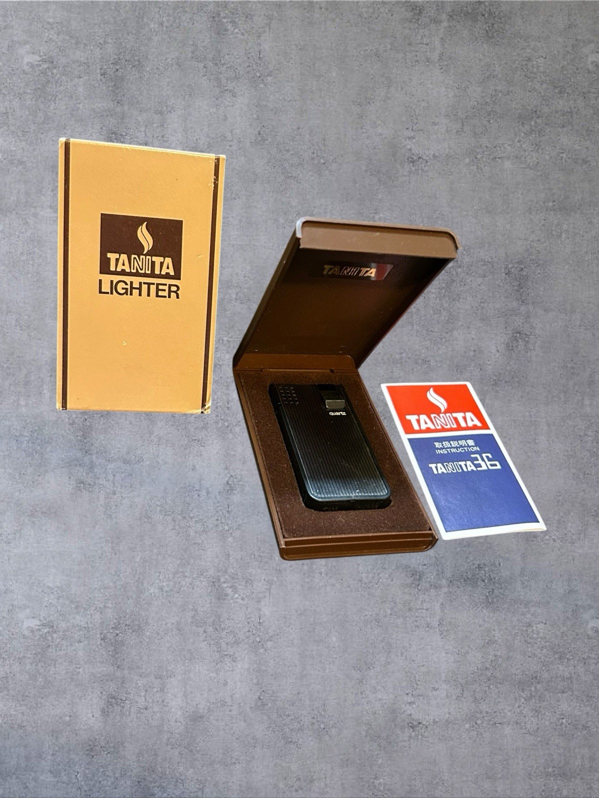 Vintage Tanita 36 Lighter Original Box Made In Japan