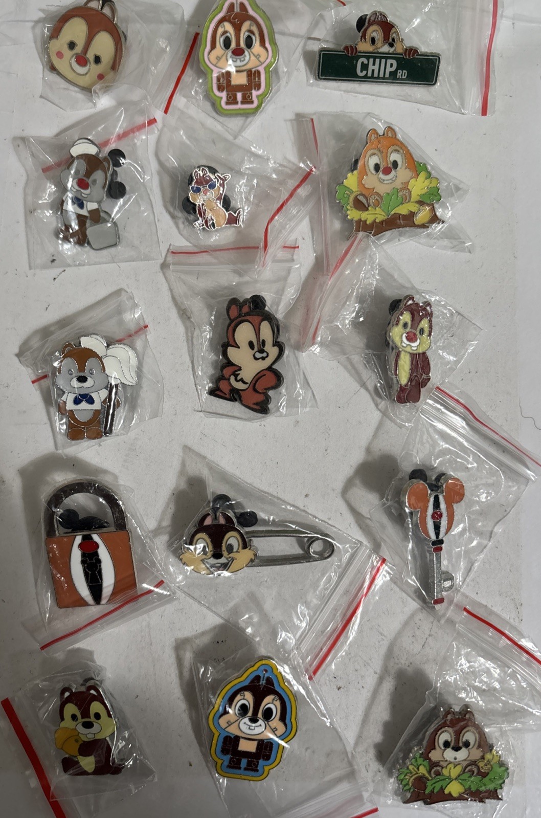 Disney CHIP N DALE lot of 15 Pins