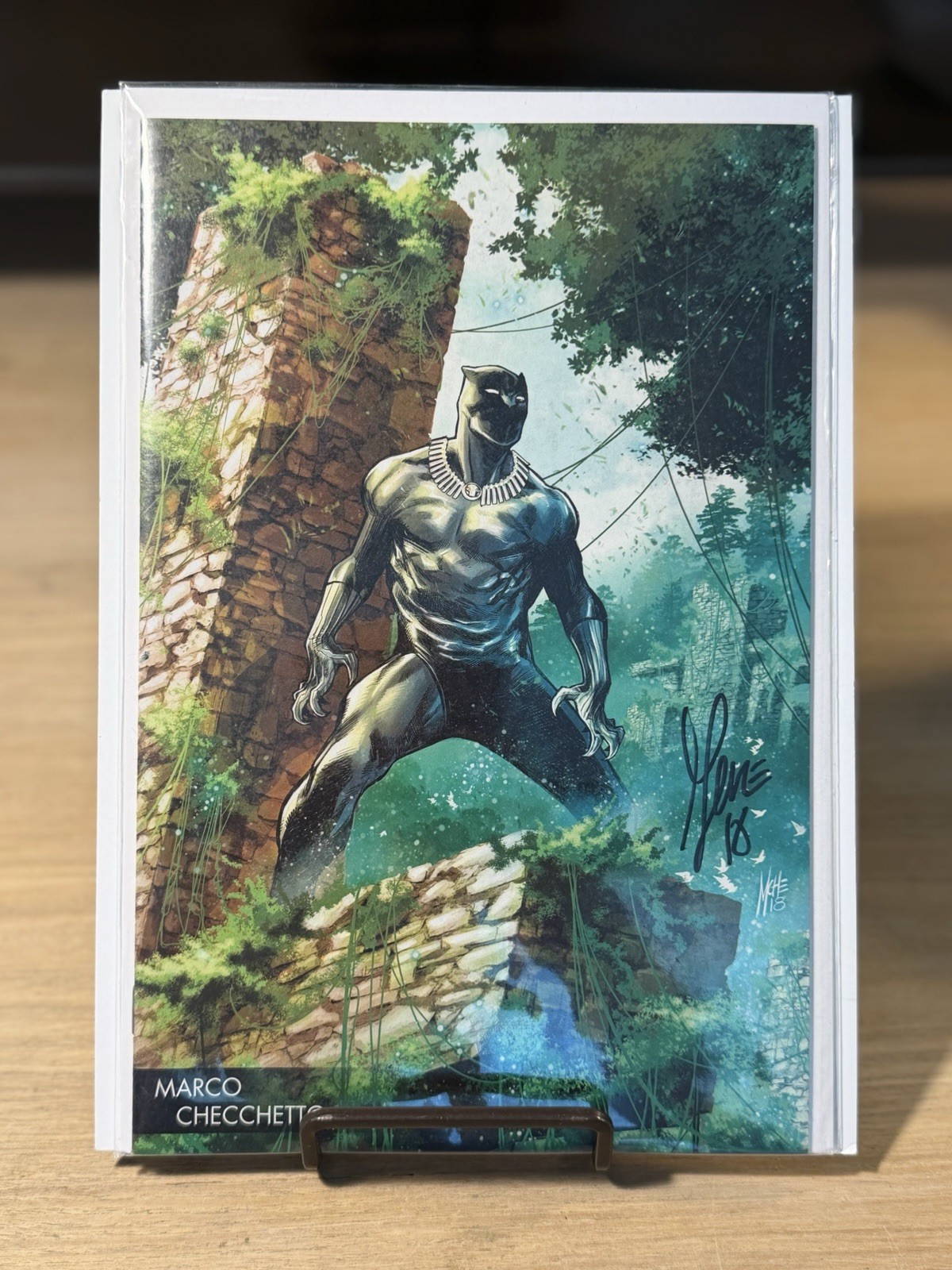 Black Panther #170 SIGNED Marco Checchetto NM Young Guns Variant