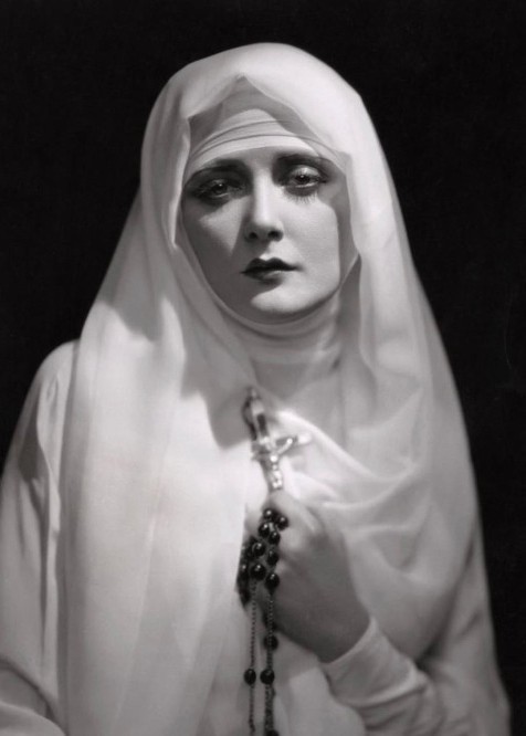MARY NOLAN - Early Hollywood Film Star - As a Nun from 1927 - 5 x 7 in Print