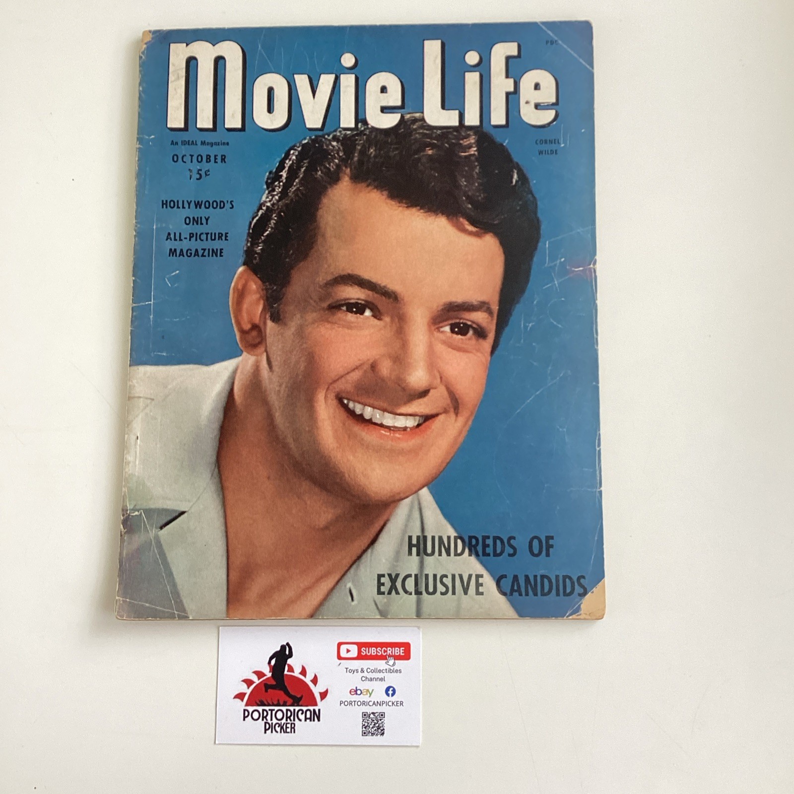 1946 OCTOBER MOVIE LIFE MAGAZINE - CORNEL WILDE COVER - Great Photos