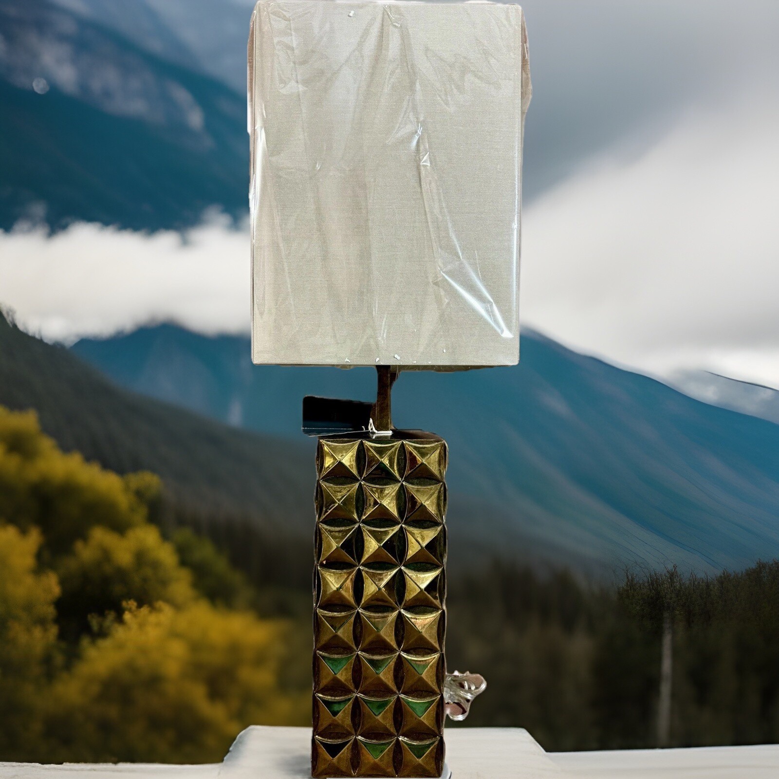 John Richard JRL-9230 Regency Hotel MCM Table Lamps 34” Tall