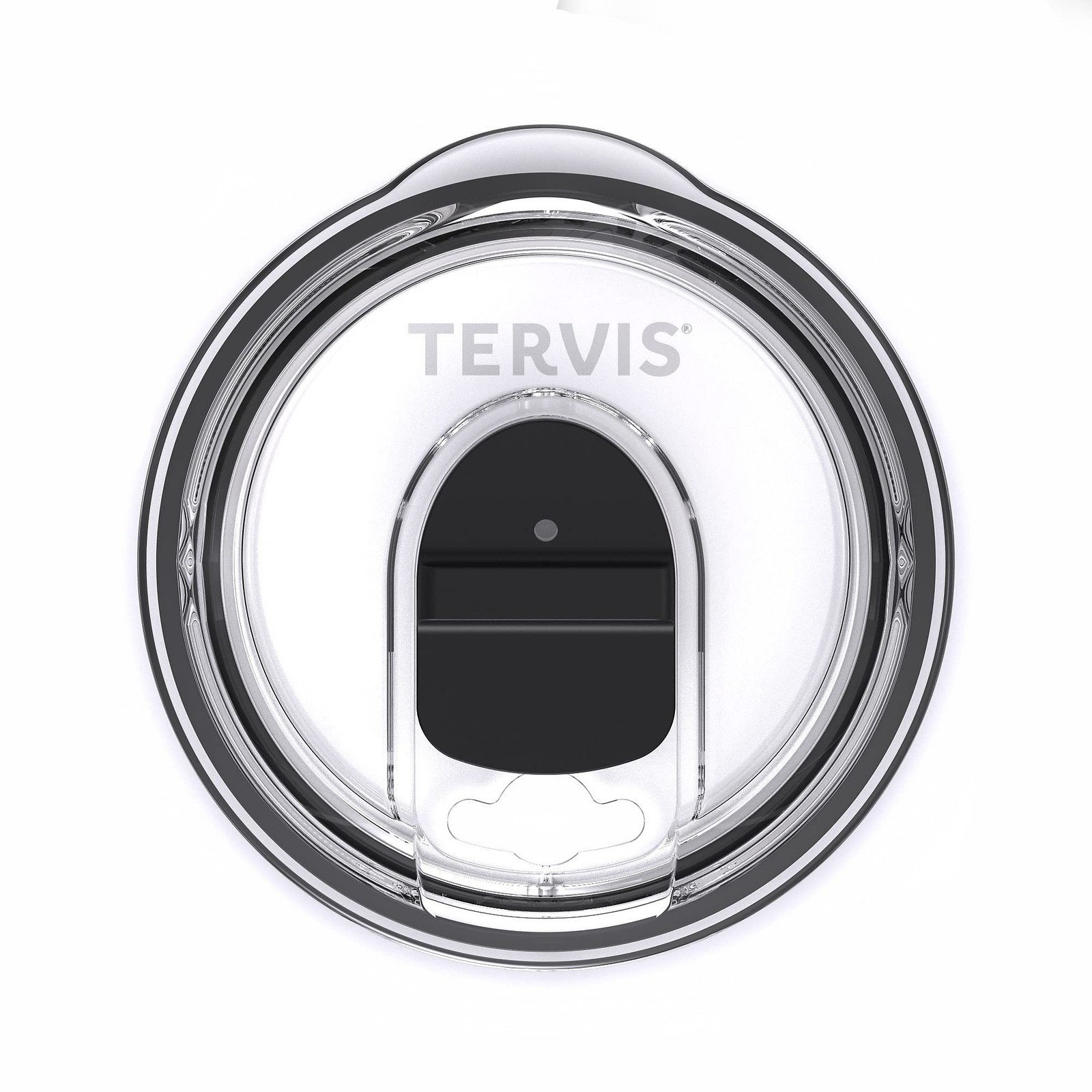 Tervis Slider Lid Made in USA Double Fits 20oz or 12oz Stainless Steel, Clear