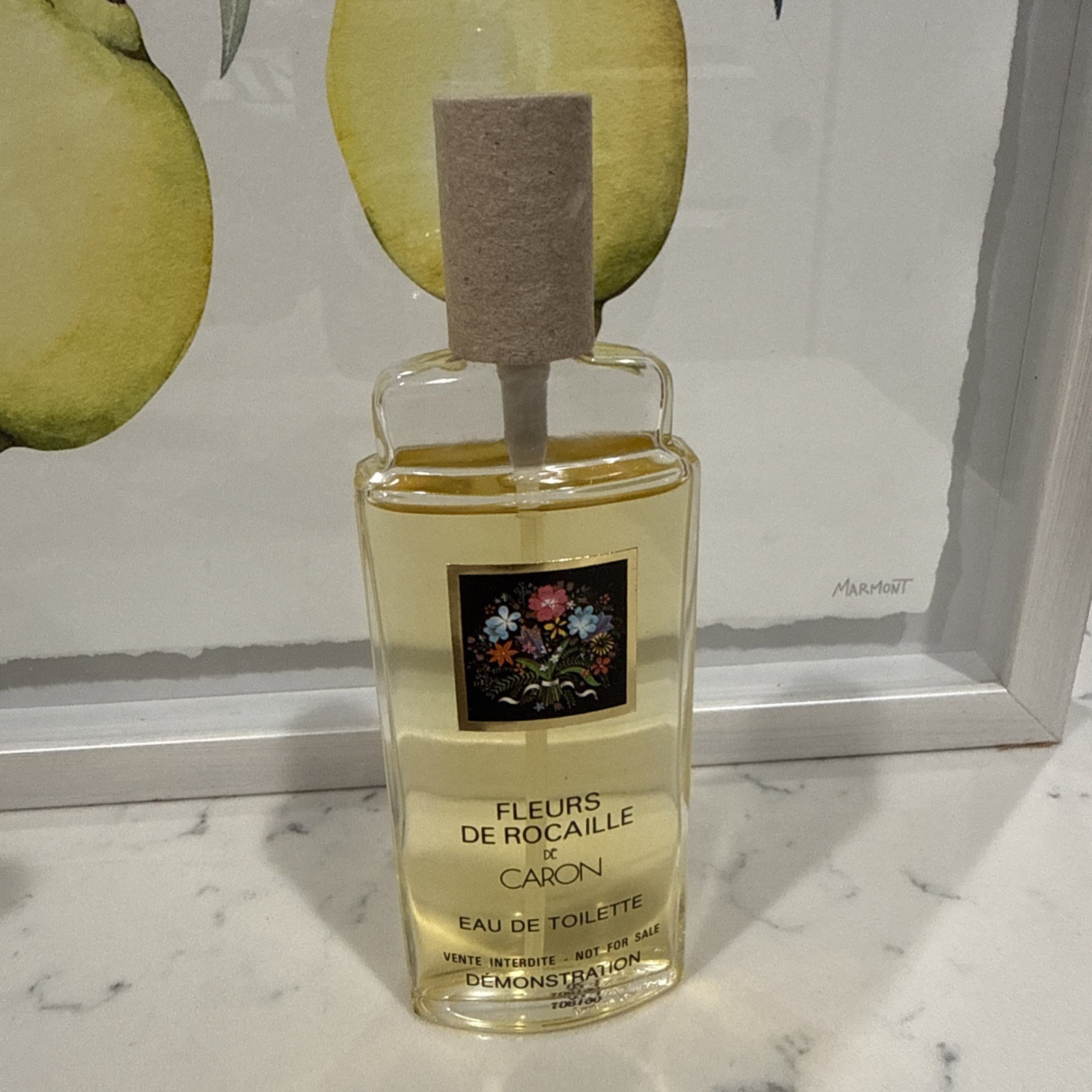 Vintage CARON FLEURS DE ROCAILLE Parfums 1.7 Oz 50 ML Vintage Sampler Bottle