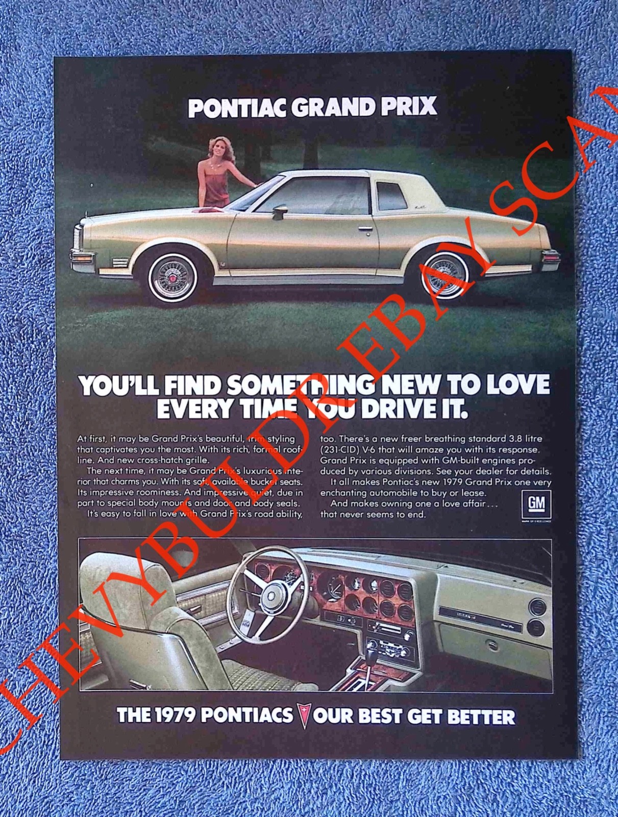 1979 Pontiac Grand Prix Vintage Ad \