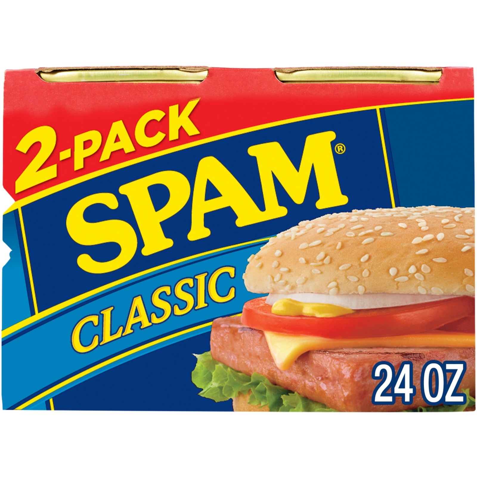 SPAM Classic Canned Meats, 12 oz Aluminum Can (2 Pack) SPAM Classic Canned Meats, 12 oz Aluminum Can (2 Pack)