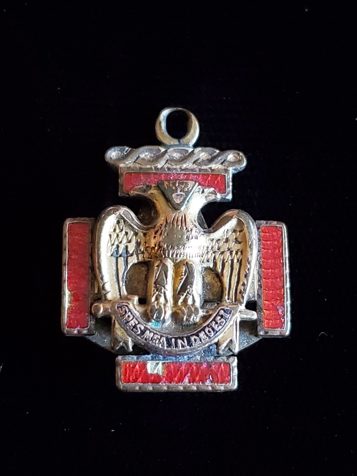 Vintage 32nd Degree Scottish Rite Masonic Double Headed Eagle Pendant Vintage 32nd Degree Scottish Rite Masonic Double Headed Eagle Pendant
