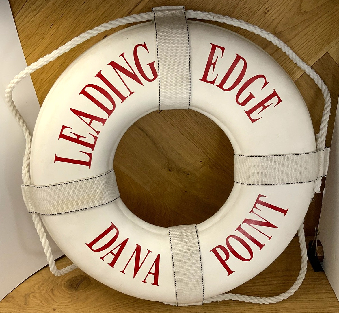 Jim-Buoy G-19 Nautical Life Ring Preserver Maritime Tiki Decor Vintage 18 Inch