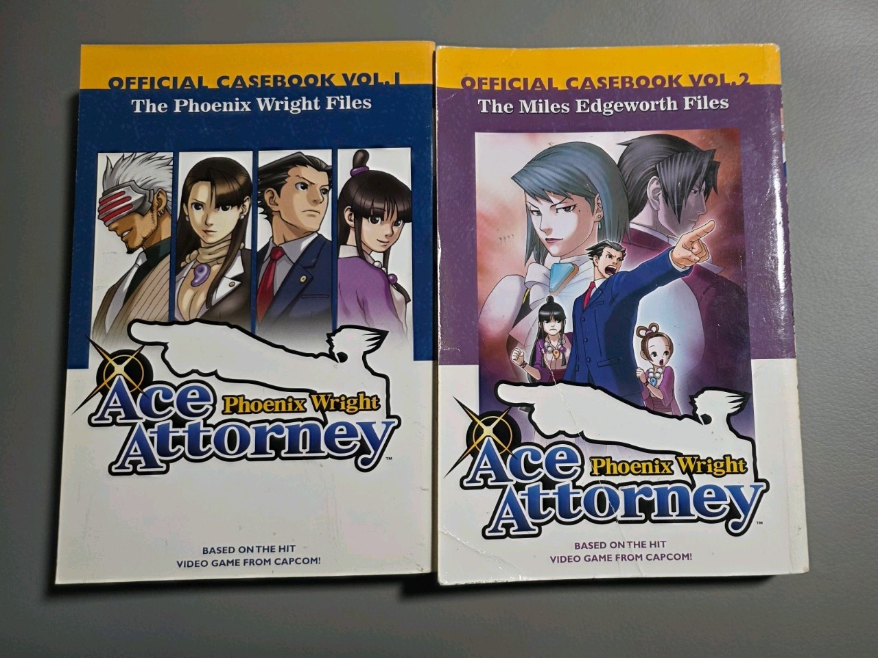 Ace Attorney: Phoenix Wright Official Casebook Vol. 1-2 Set Phoenix & Edgeworth