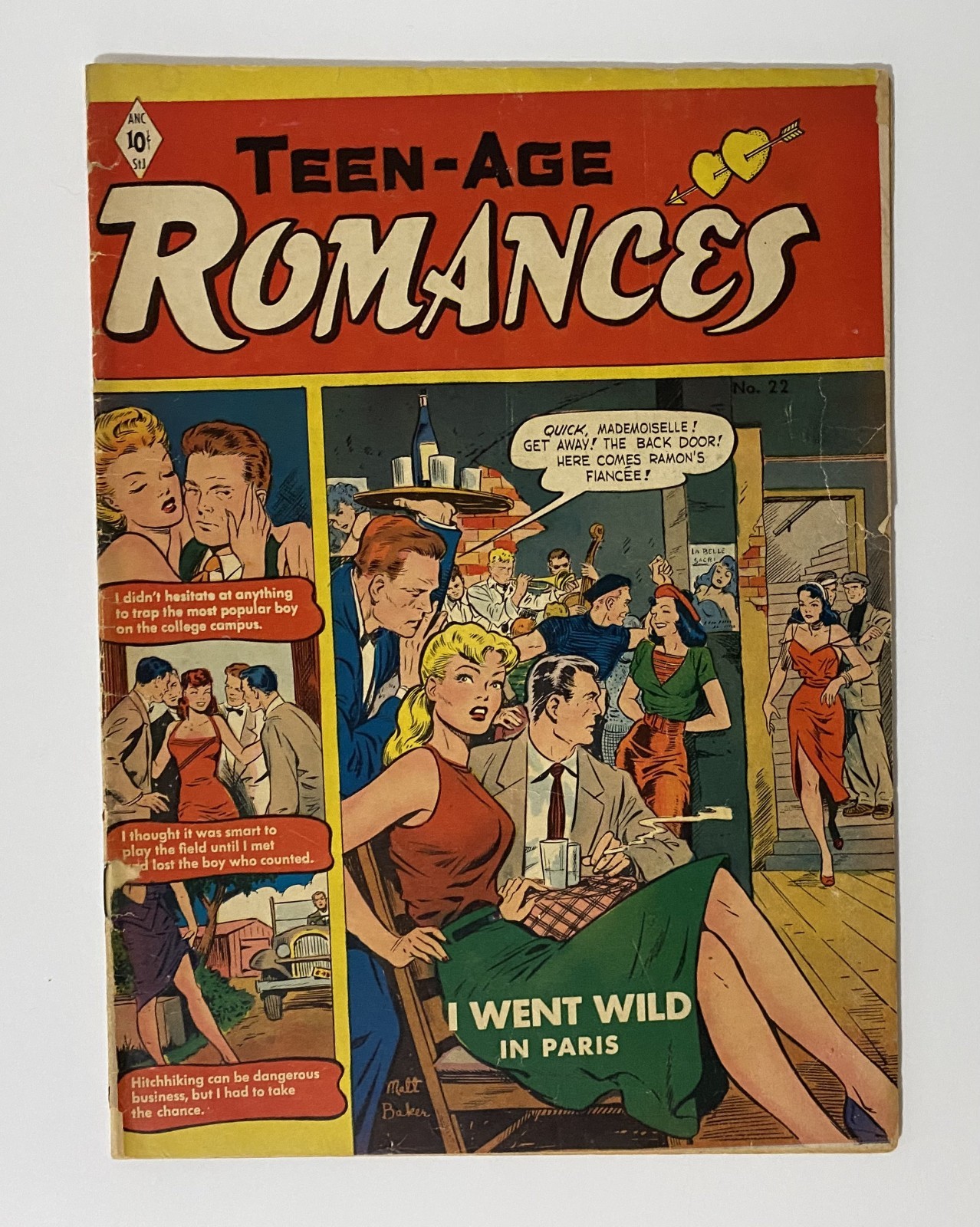 Teen-Age Romances 22 Matt Baker GGA Teen-Age Romances 22 Matt Baker GGA