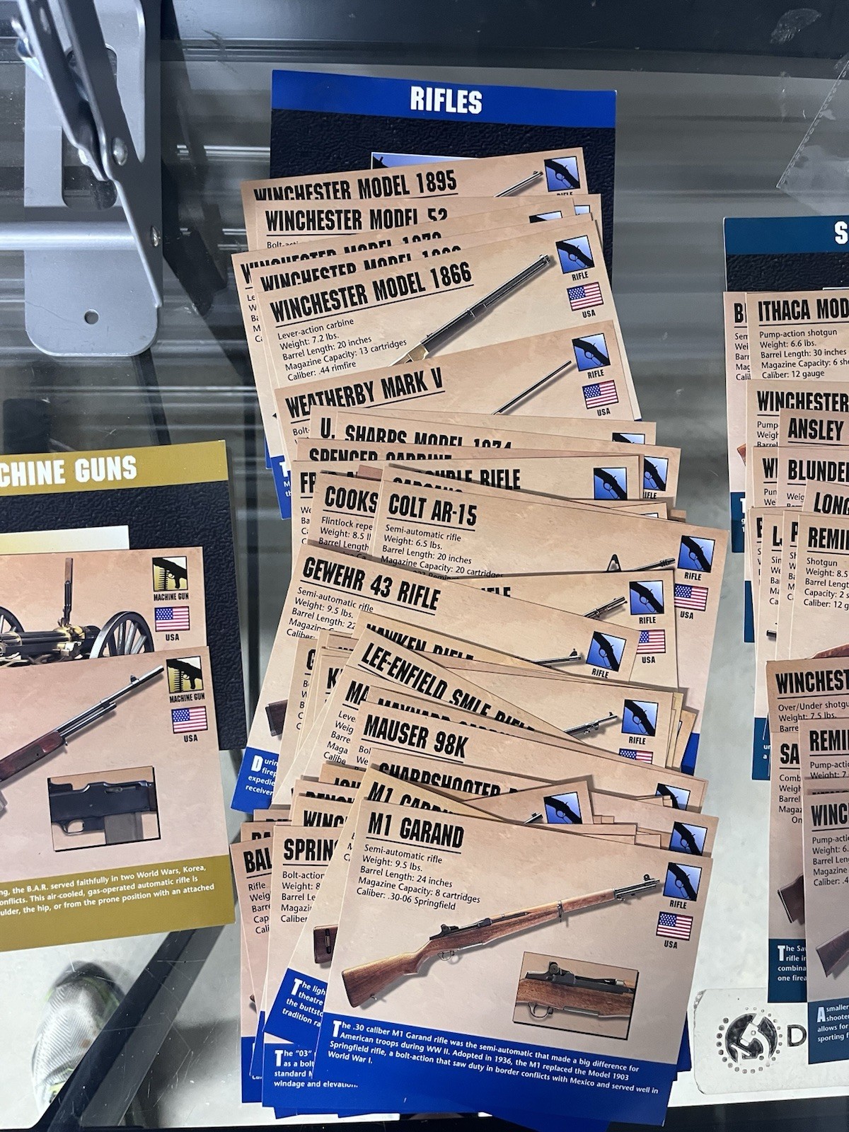 ATLAS EDITIONS FIREARMS CARD LOT OF 115 Cards Accessories/Holsters/Misc.