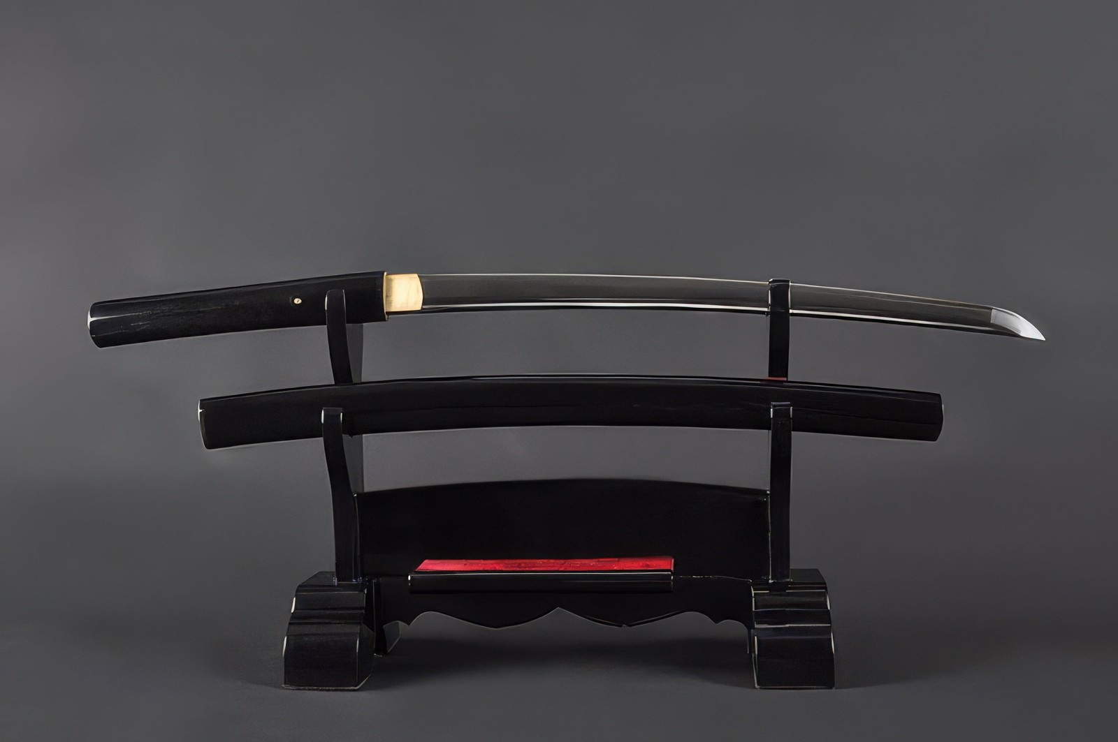 O-Ren Ishii Shirasaya Black Wakizashi - 1095 High Carbon Steel Hand Forged