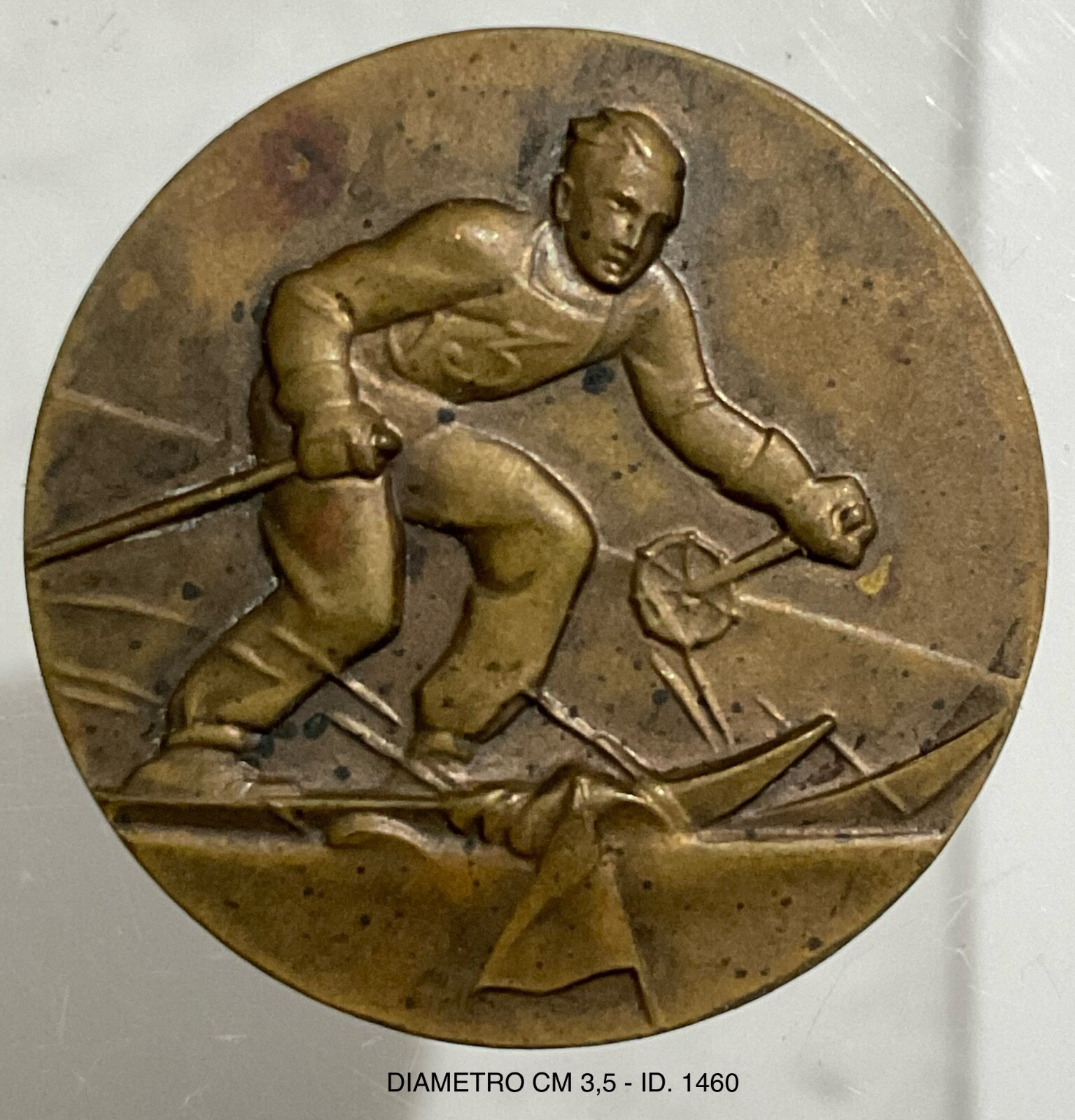 FEDERAZIONE ITALIANA SPORT INVERNALI FISI MEDAGLIA CAMPIONATI LIGURI A.XVI° 1938