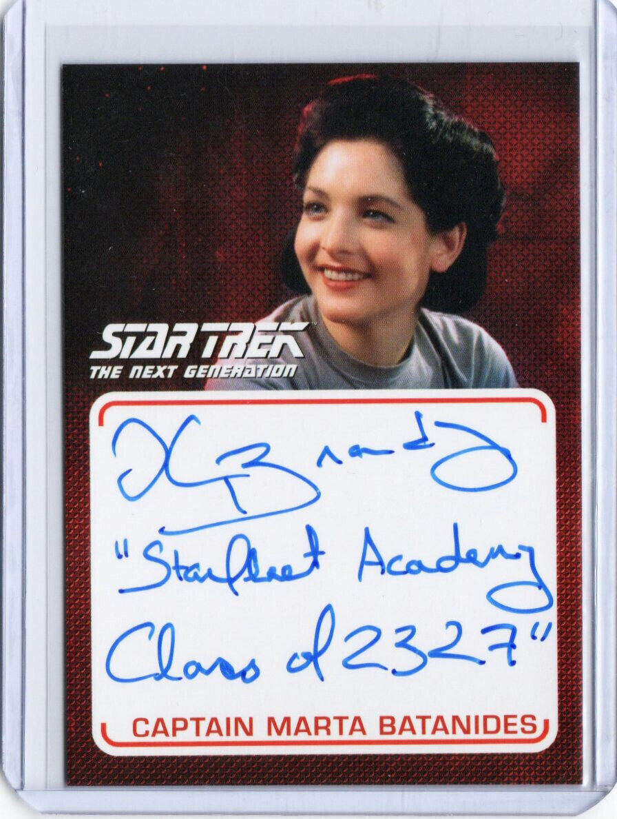 Star Trek TNG Archives & Inscriptions Auto A35 J. C. Brandy Capt Marta Batanides