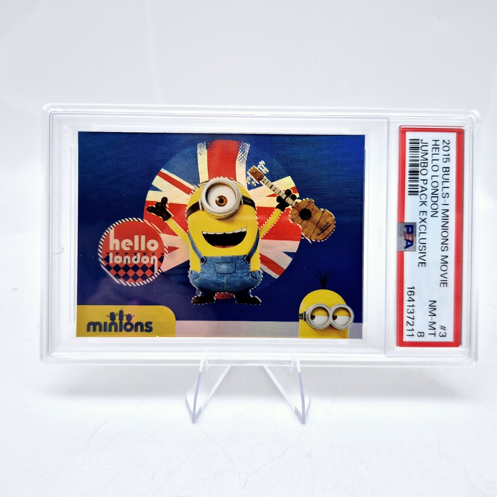 2015 Minions Movie Hello London #3 PSA 8 Pack Exclusive