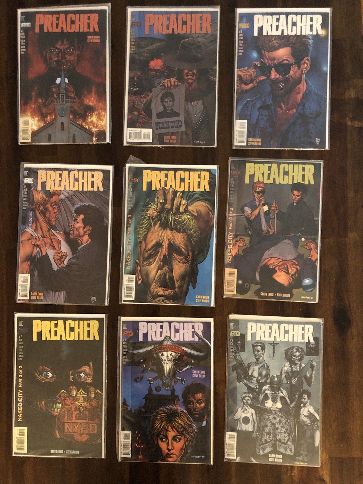PREACHER 1st edition complete Comic Book Collection Including Spin Offs