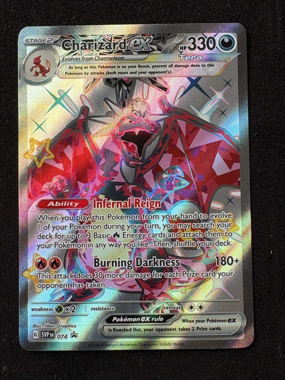 Pokemon TCG Charizard Ex 074 Promo