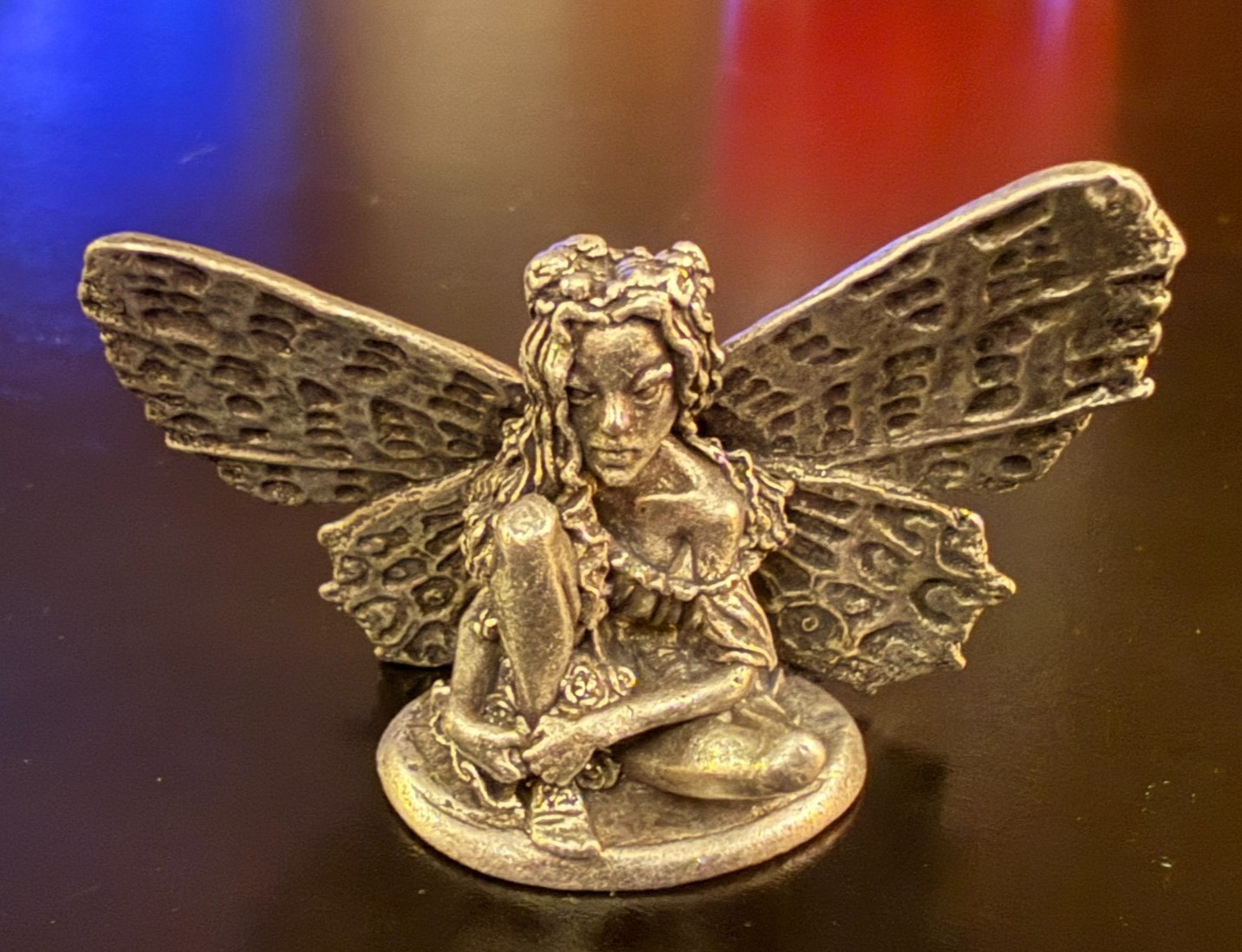 Vintage 1984 Rawcliffe Partha Pewter Fairy Figure, unpainted