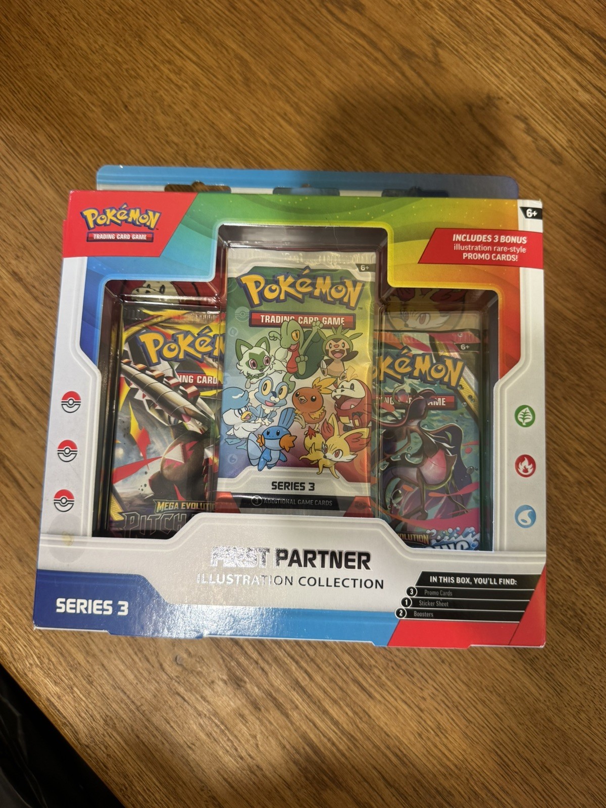 Pokémon TCG First Partner Illustration Collection Series 3 - 3 Packs