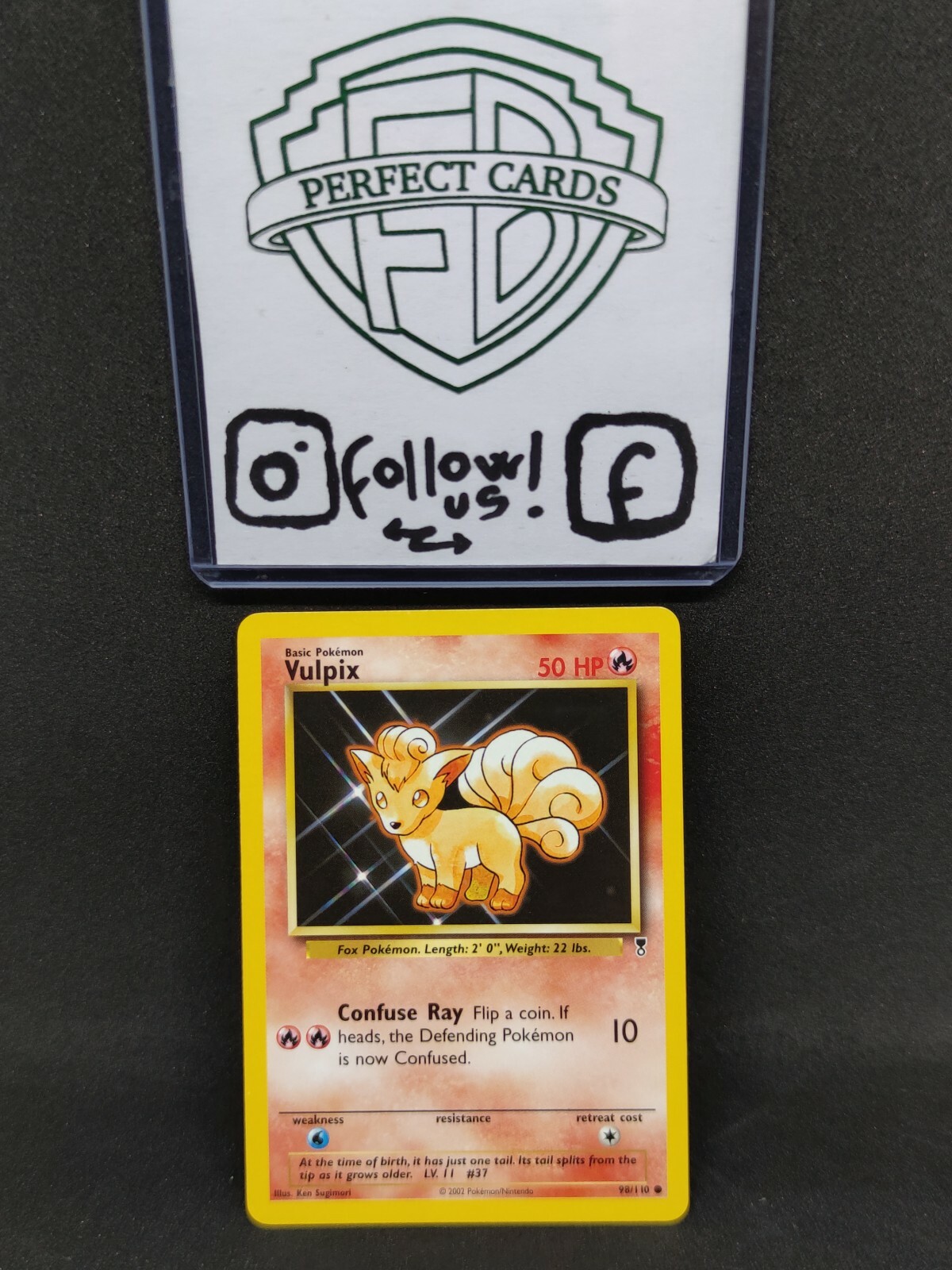 POKÉMON LEGENDARY VULPIX COMMON 98/110 NM