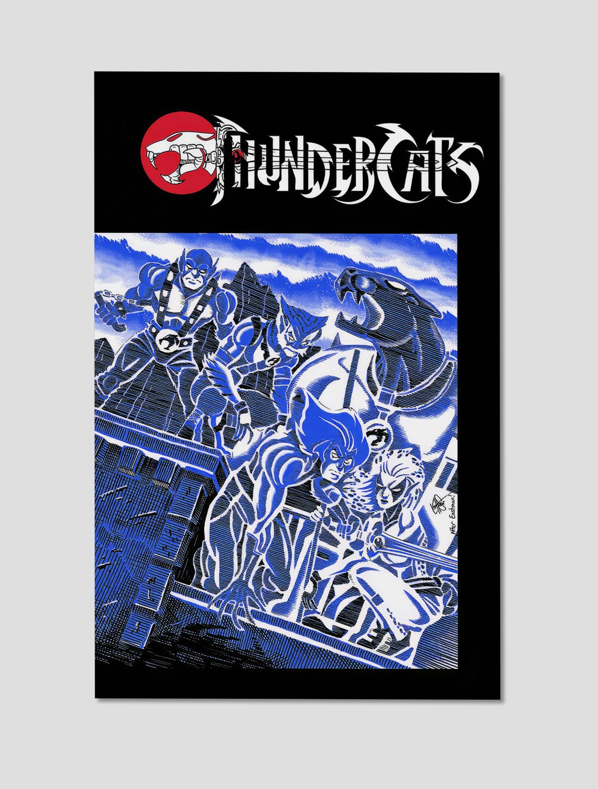 ThunderCats Classic Team Battle Giclee Print Poster 11x17 Cartoon Wall Art