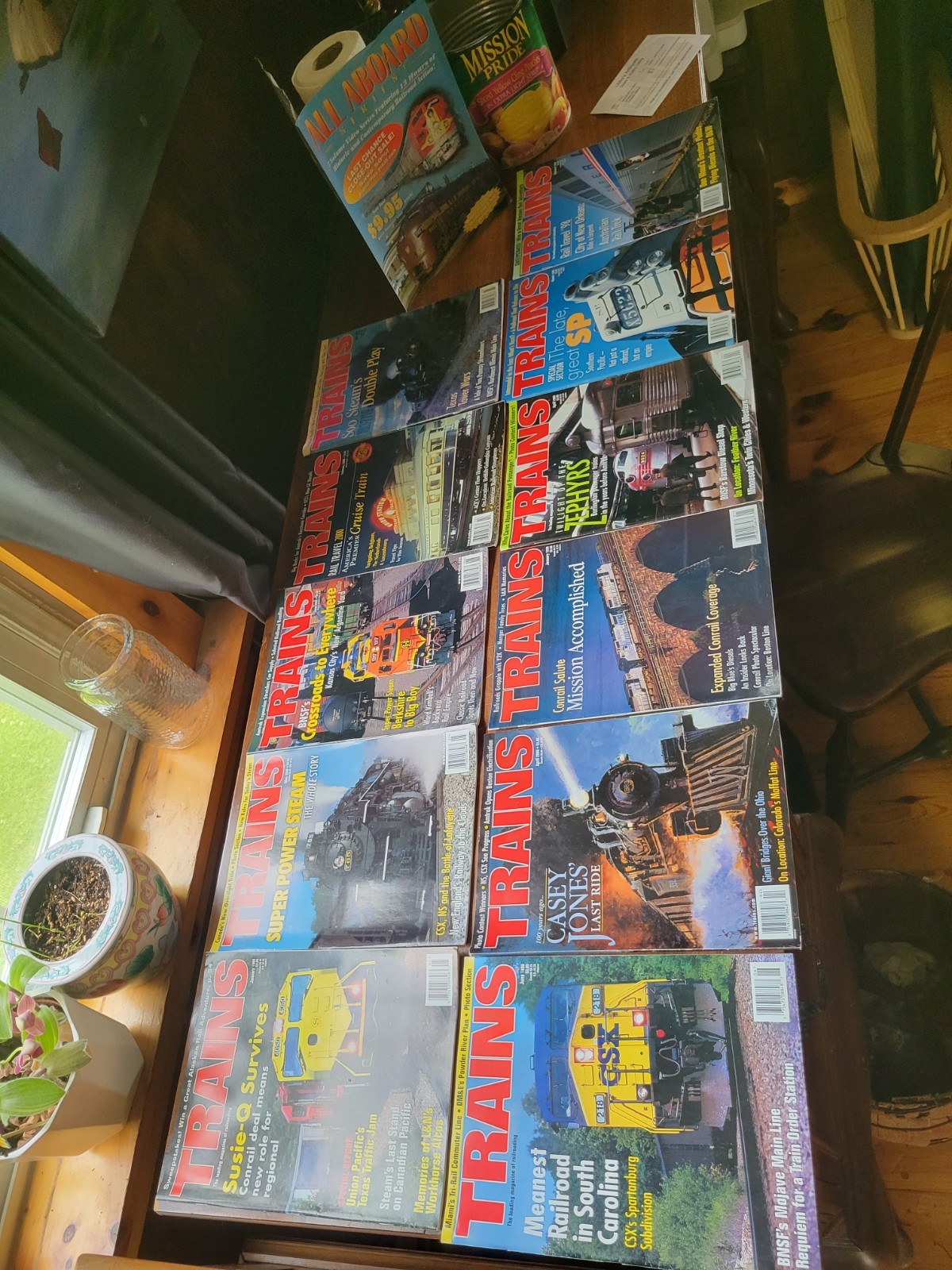 Lot Of 11 Trains Magazine 1998-2000 Mix