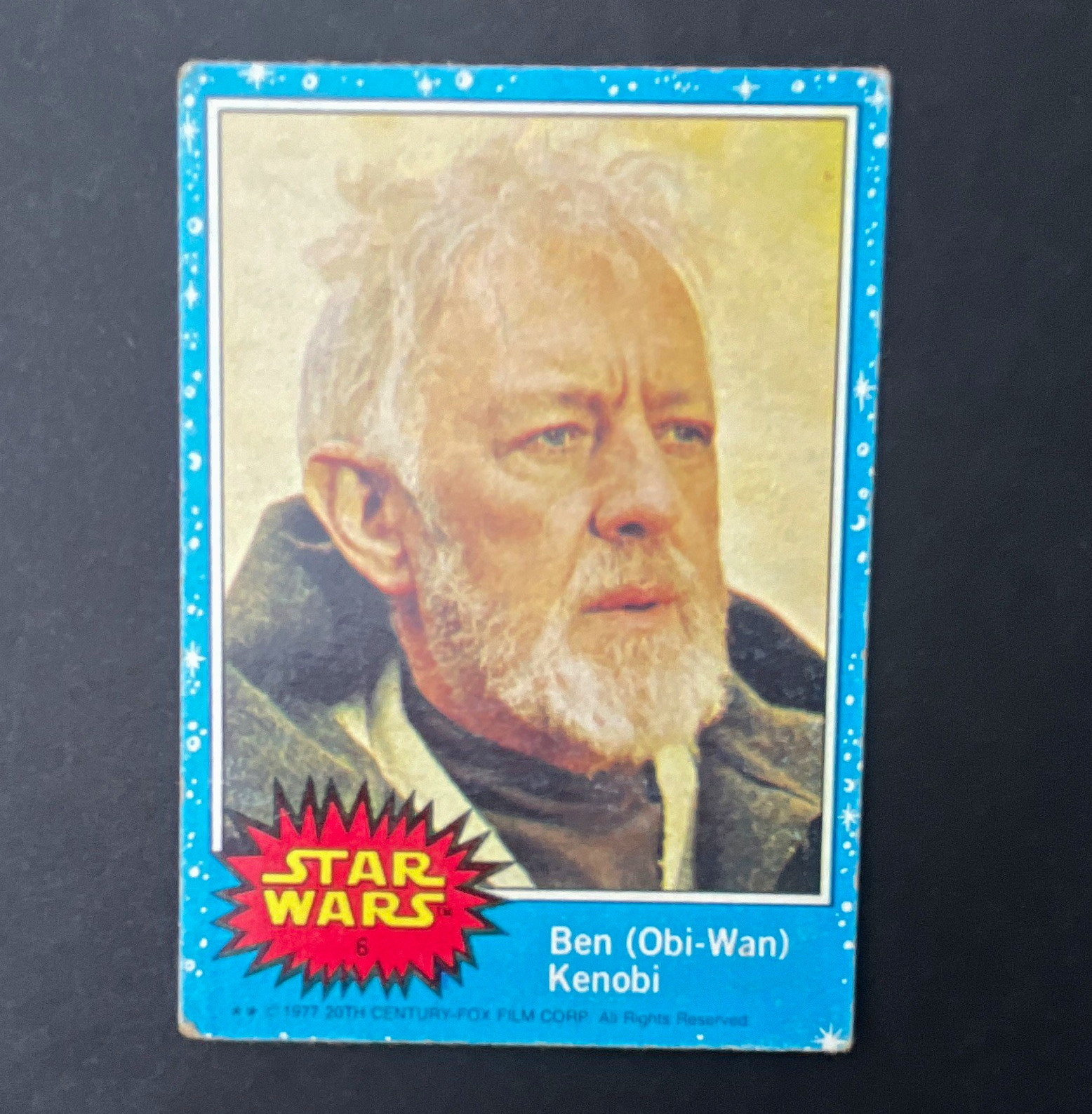 1977 Topps Star Wars Non-Sport Trading Card Lot of 1 Ben (Obi-Wan) Kenobi #6