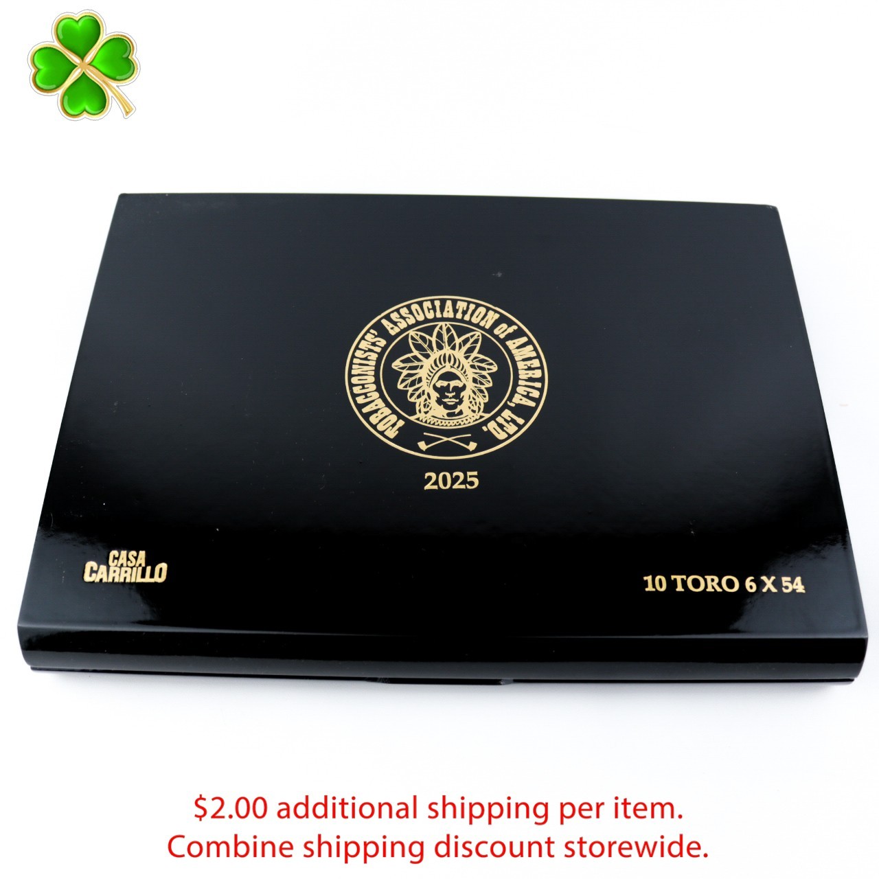 Casa Carrillo TAA 2025 Toro Empty Wood Cigar Box 10
