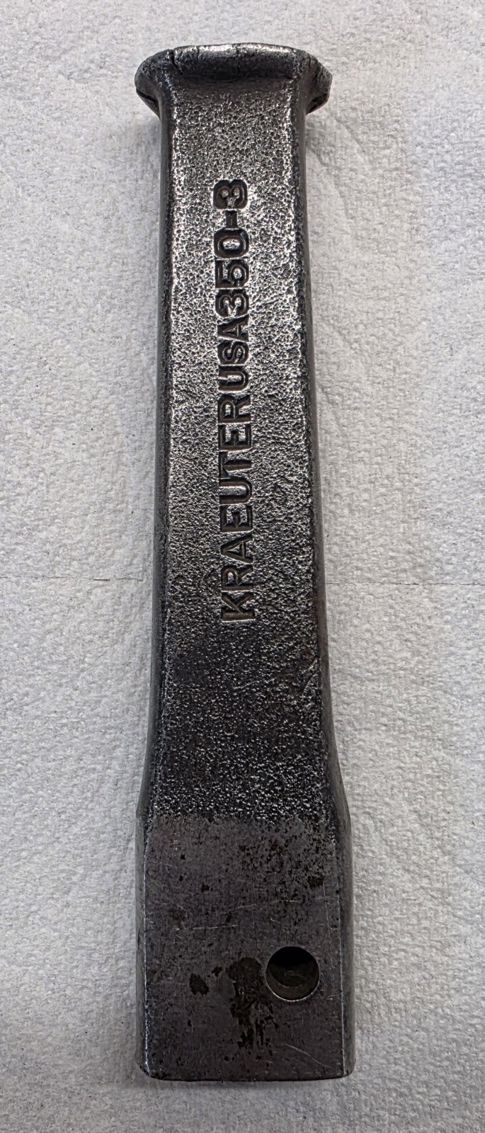 Vintage Kraeuter USA 350-3 Forged Steel Rivet Set Punch Tool Blacksmith Tinsmith